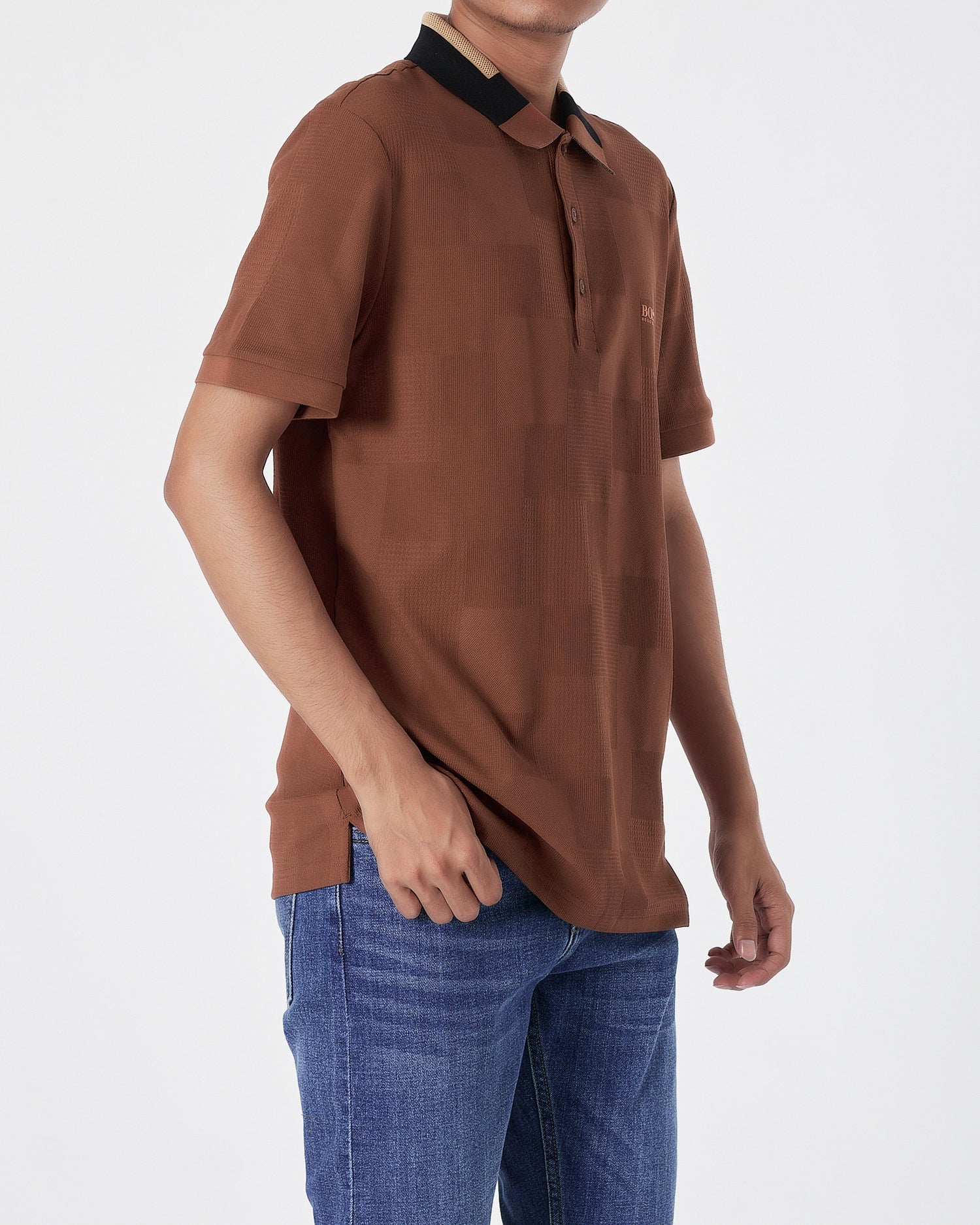 HUG Light Weight Men Brown Polo Shirt 29.90