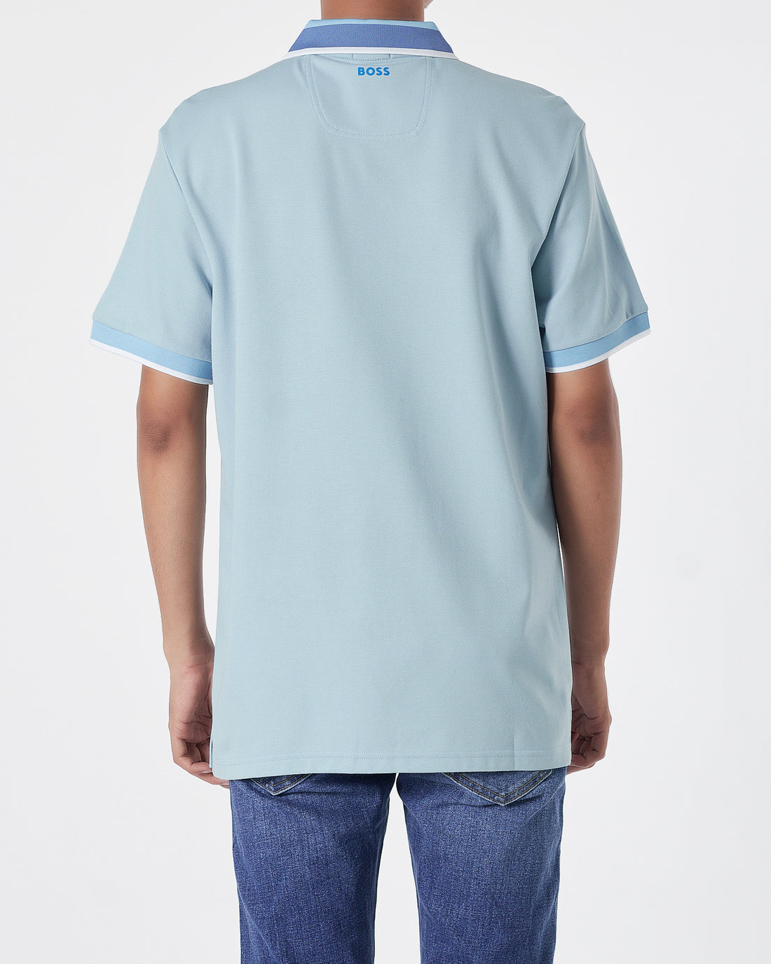 HUG Light Weight Men Light Blue Polo Shirt 29.90