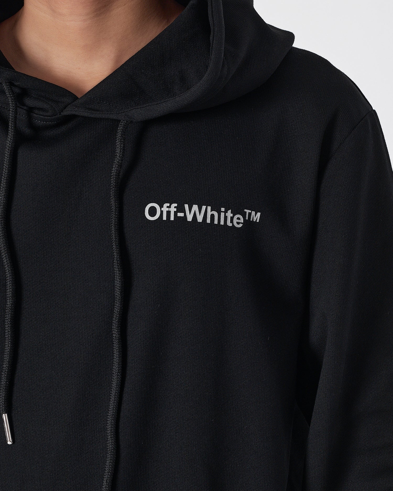 OW Cross Arrow Back Printed Men Black Hoodie 24.90