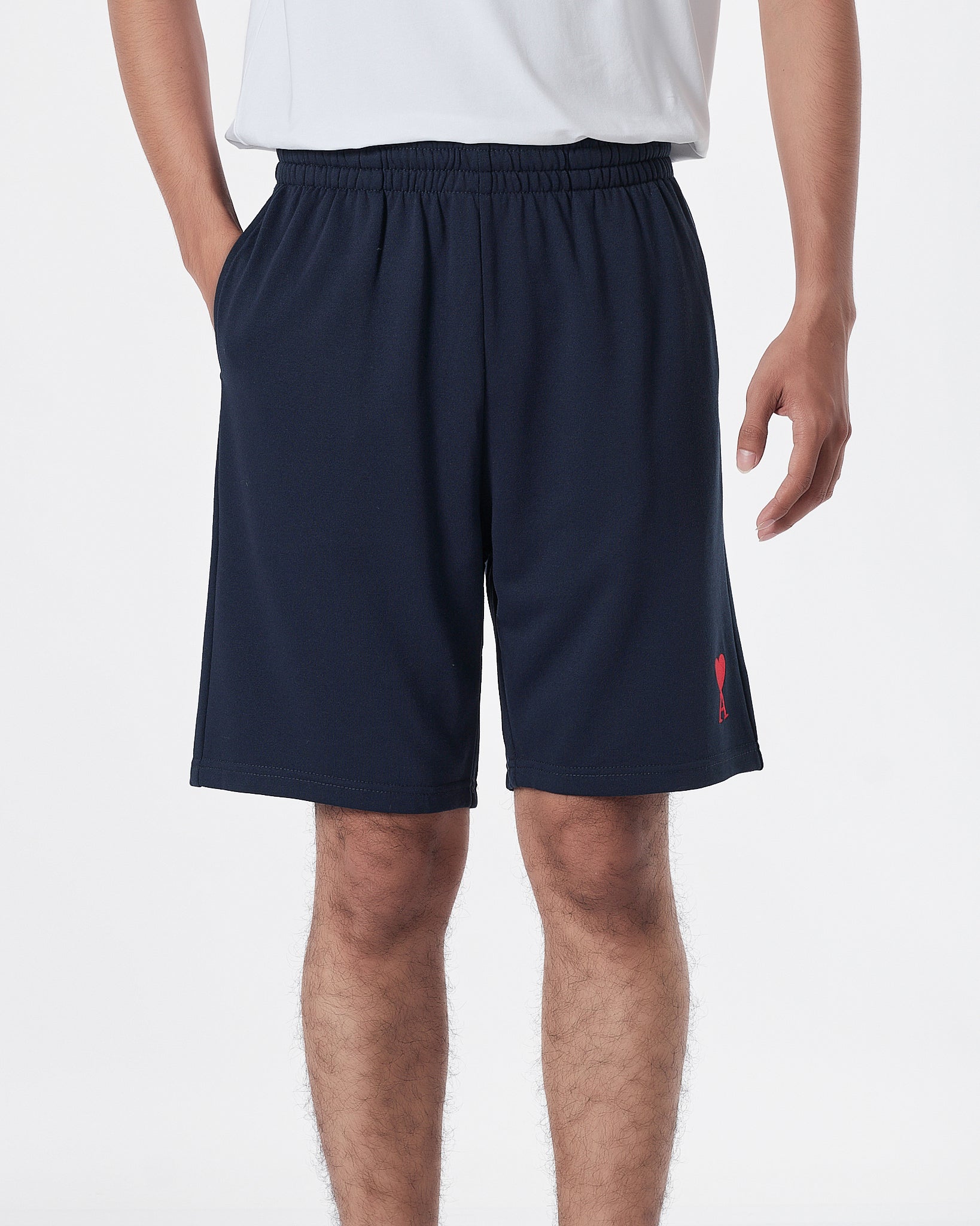 NIK Logo Embroidered Men Blue Shorts 14.90