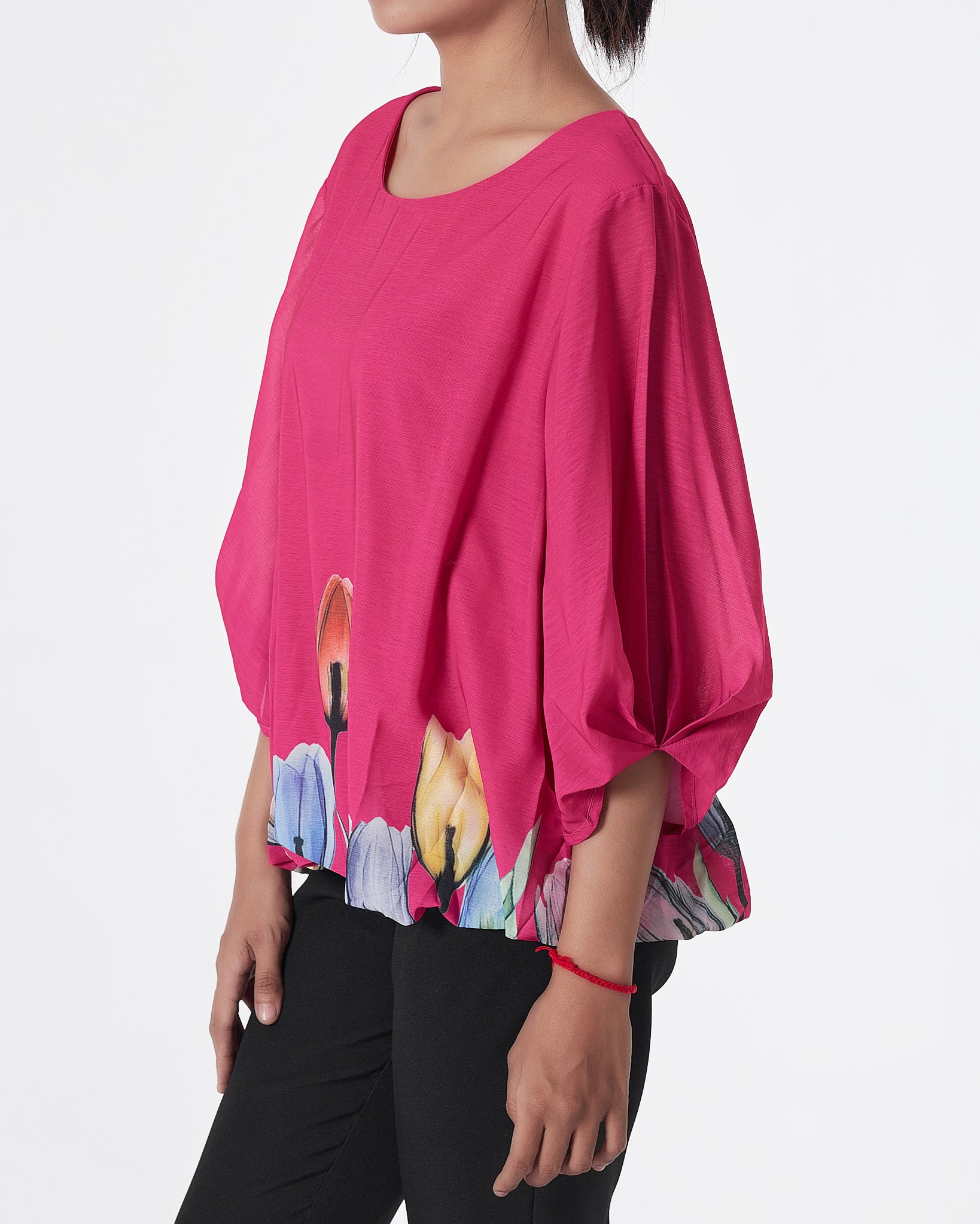 Tulip Flower Lady Pink Puff  Shirts Short Sleeve 16.90