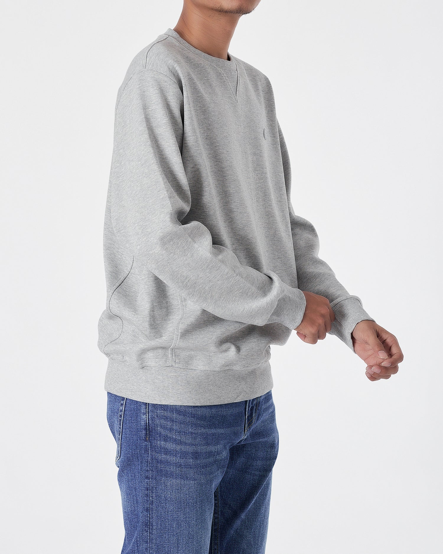 LAC Plain Color Men Grey Sweater 20.90