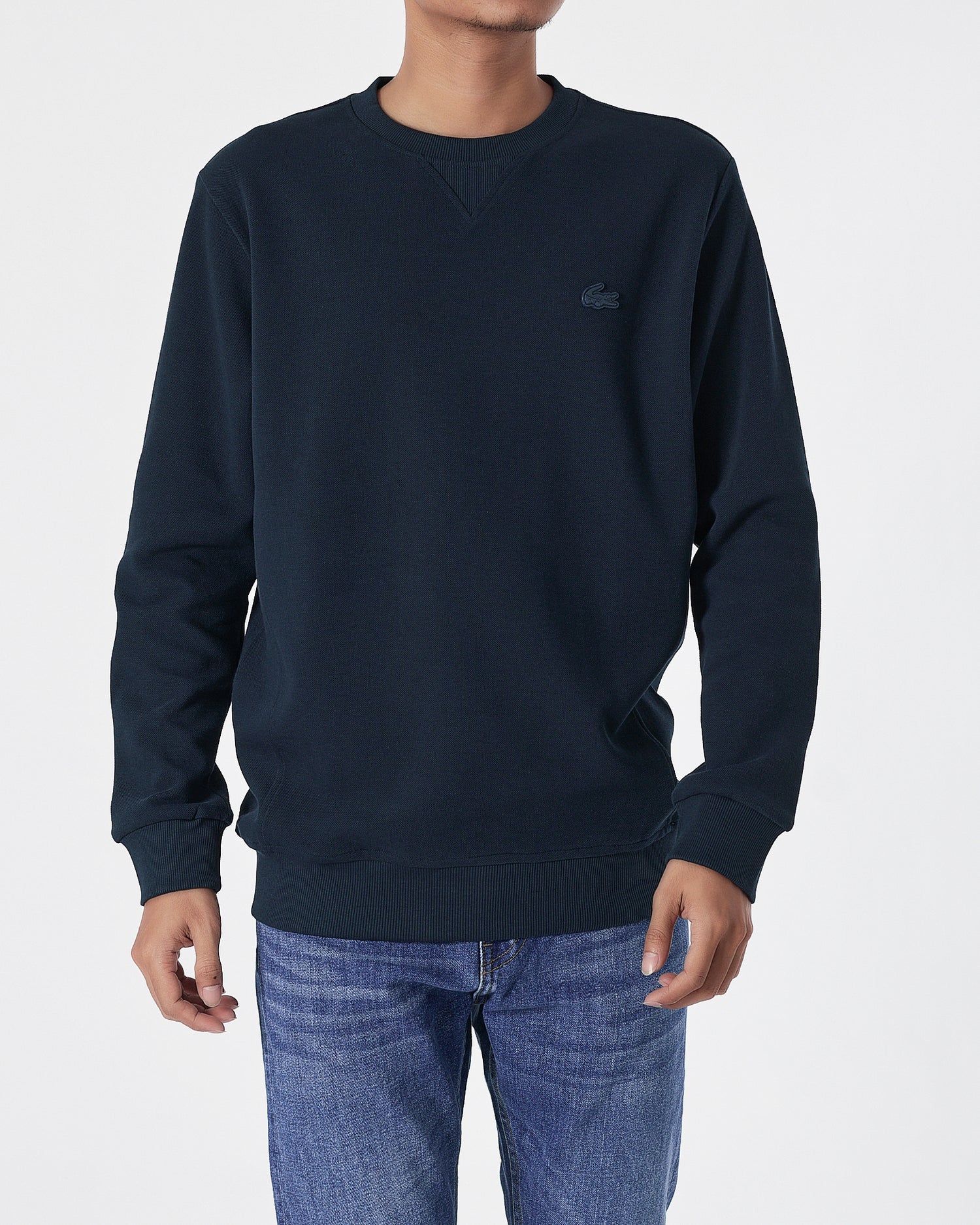 LAC Plain Color Men Blue Sweater 20.90