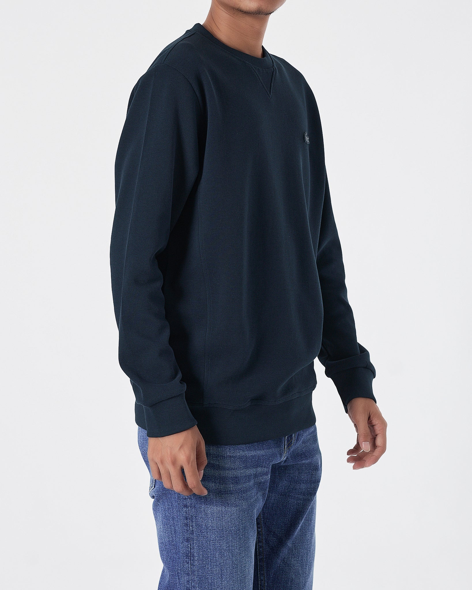 LAC Plain Color Men Blue Sweater 20.90