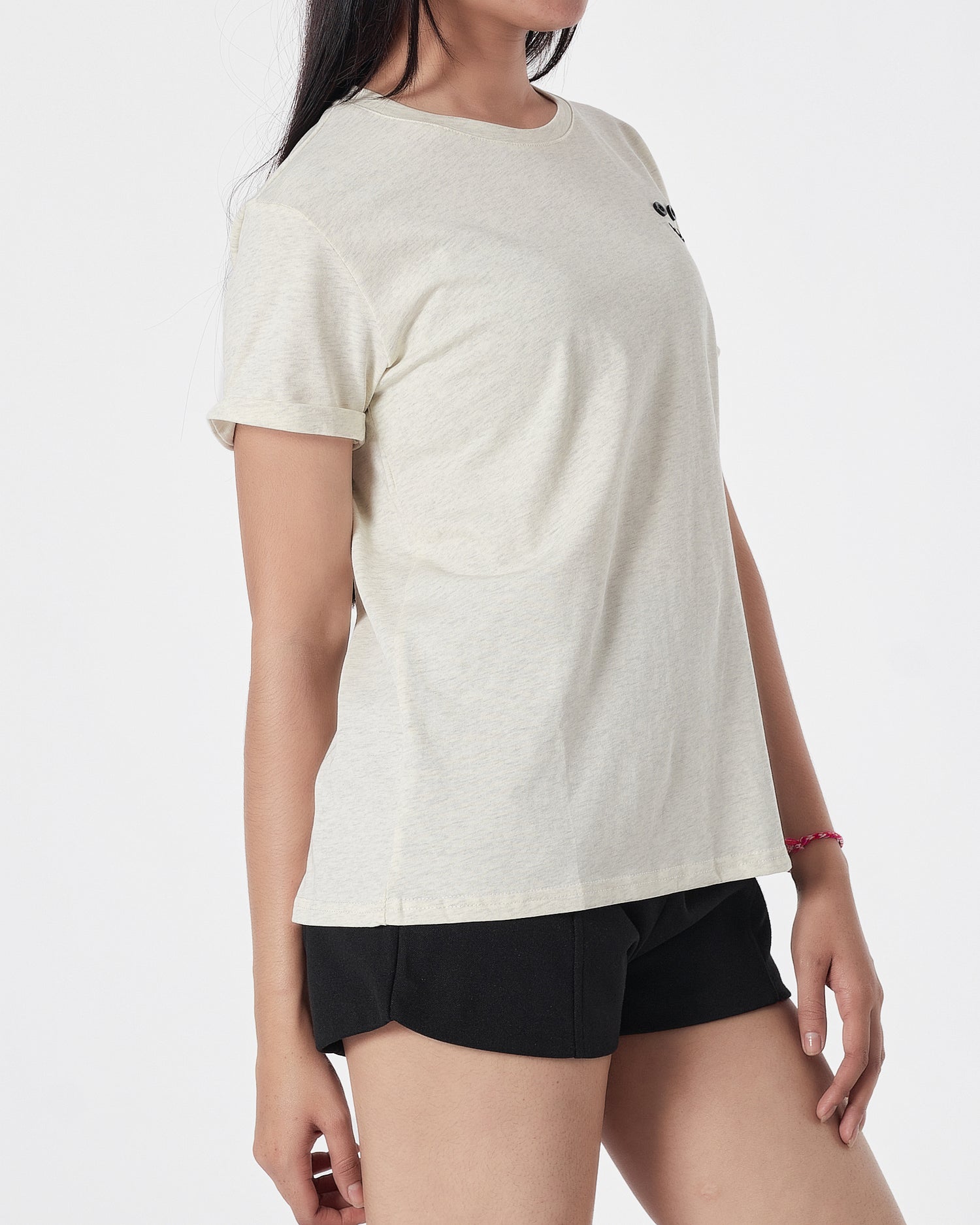 Smilling Lady Grey T-Shirt 12.90