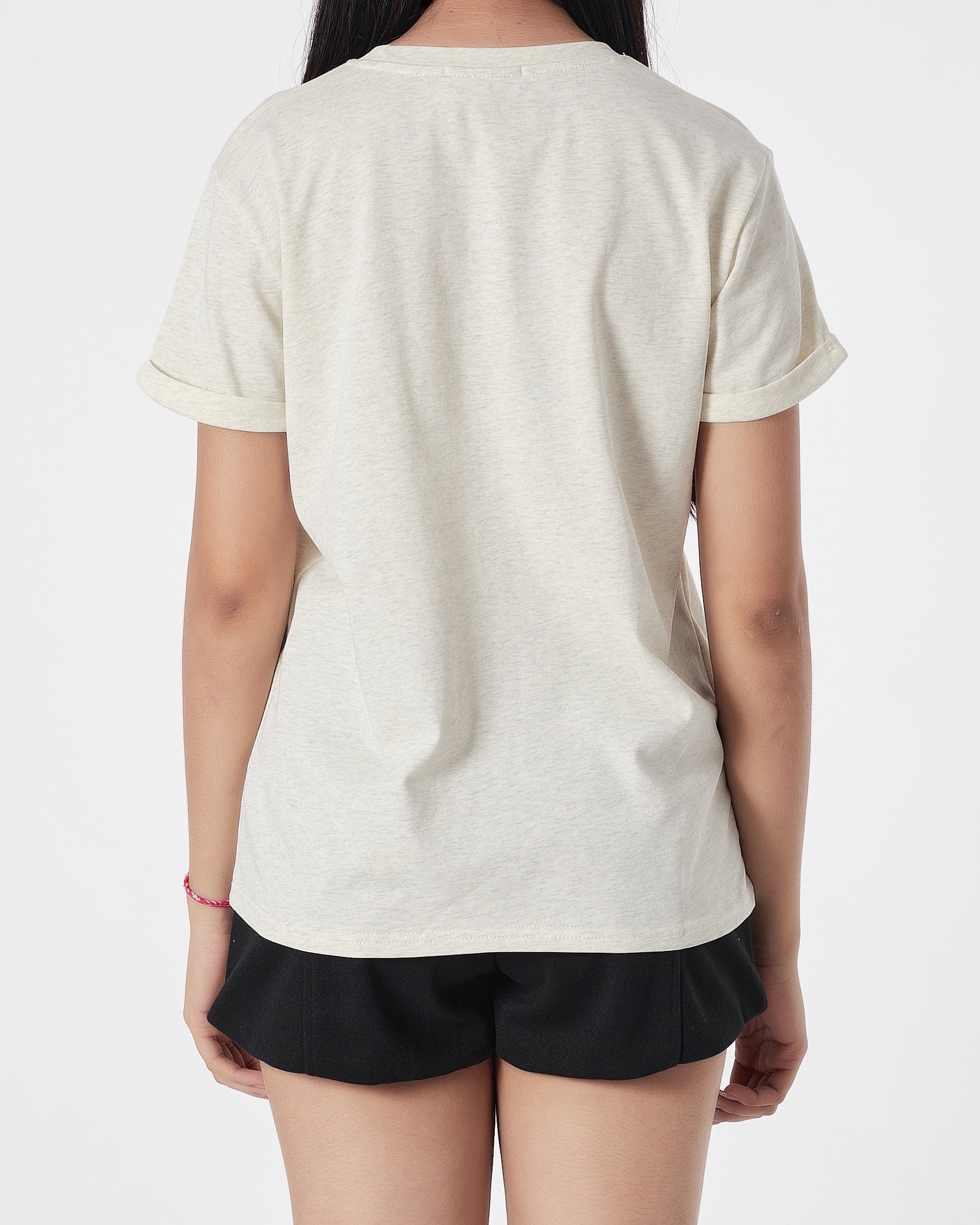 Smilling Lady Grey T-Shirt 12.90