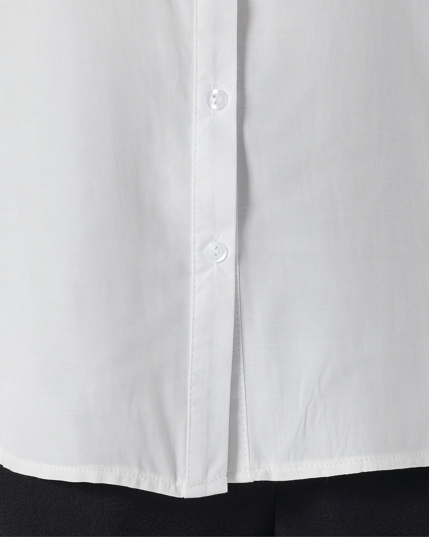 Plain Color Lady White Shirts Short Sleeve 13.90