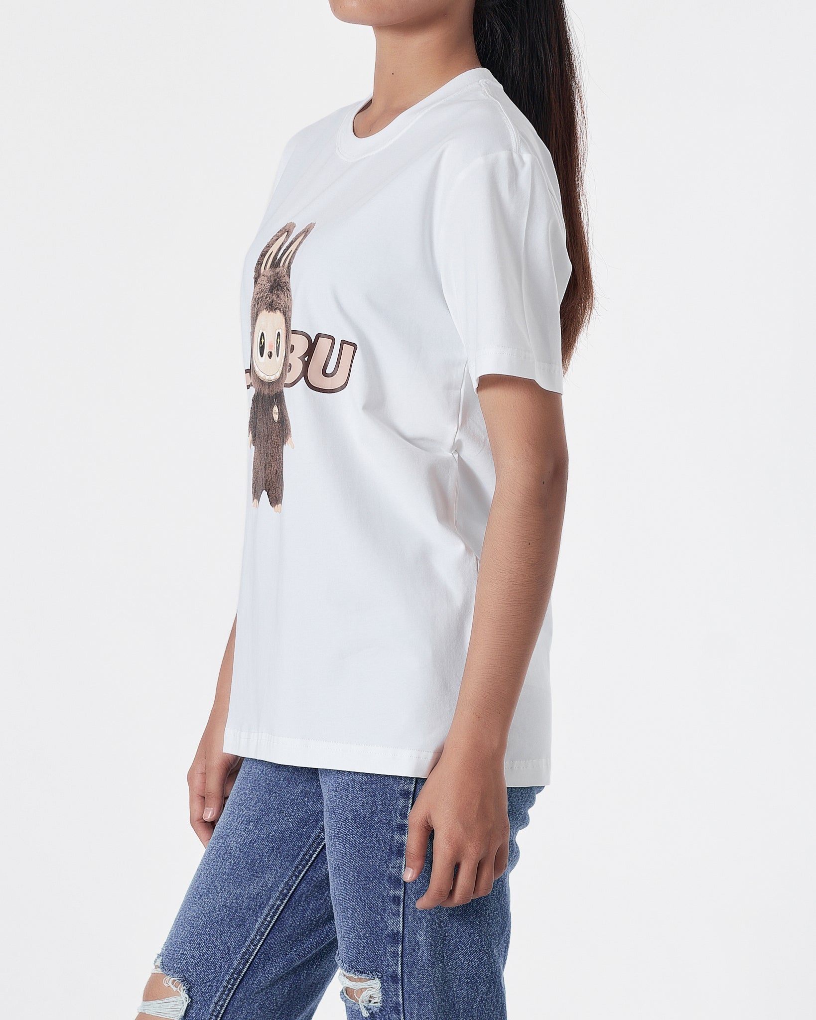 ADLV Labubu Printed Unisex White T-Shirt 14.90