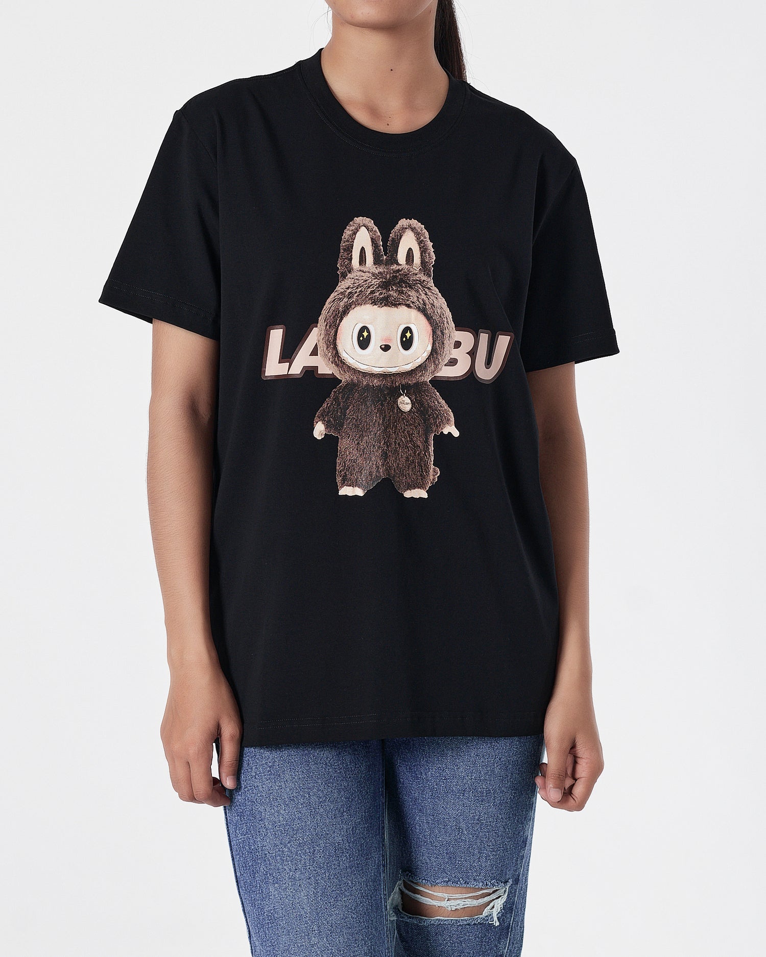 ADLV Labubu Printed Unisex Black T-Shirt 14.90