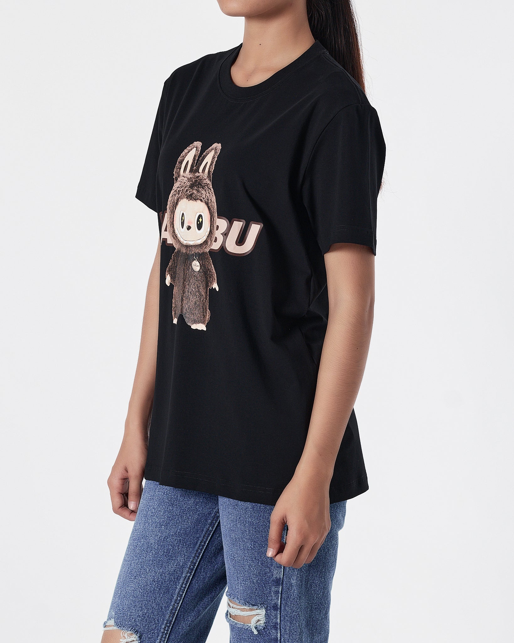 ADLV Labubu Printed Unisex Black T-Shirt 14.90