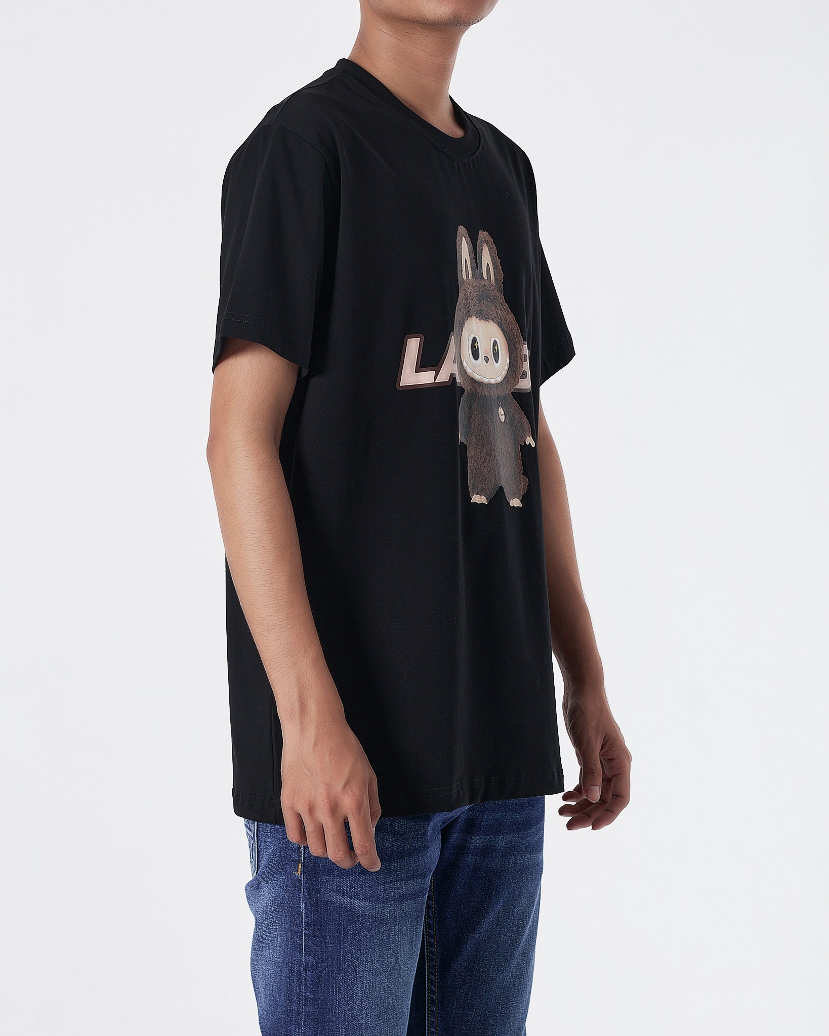 ADLV Labubu Printed Unisex Black T-Shirt 14.90