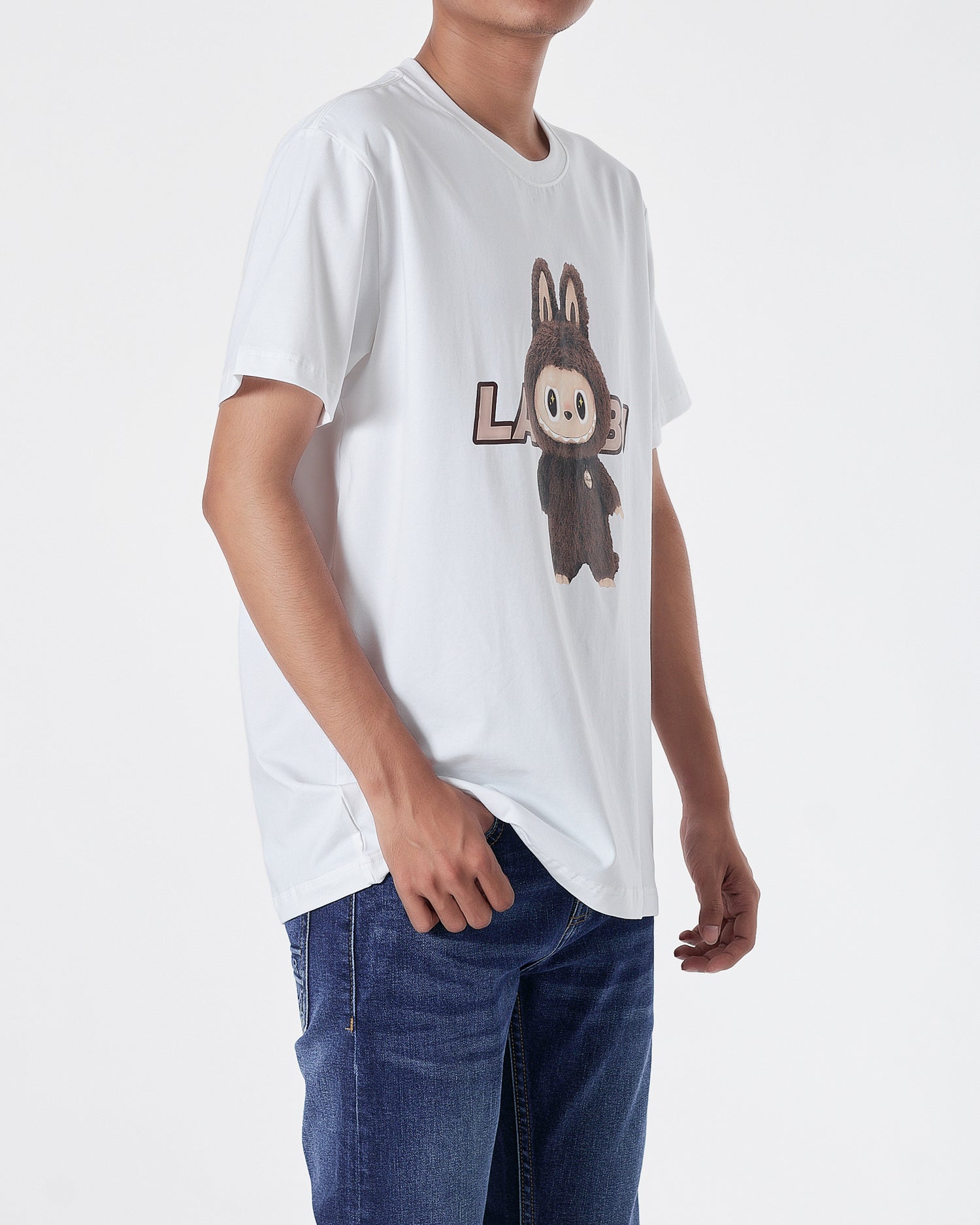 ADLV Labubu Printed Unisex White T-Shirt 14.90