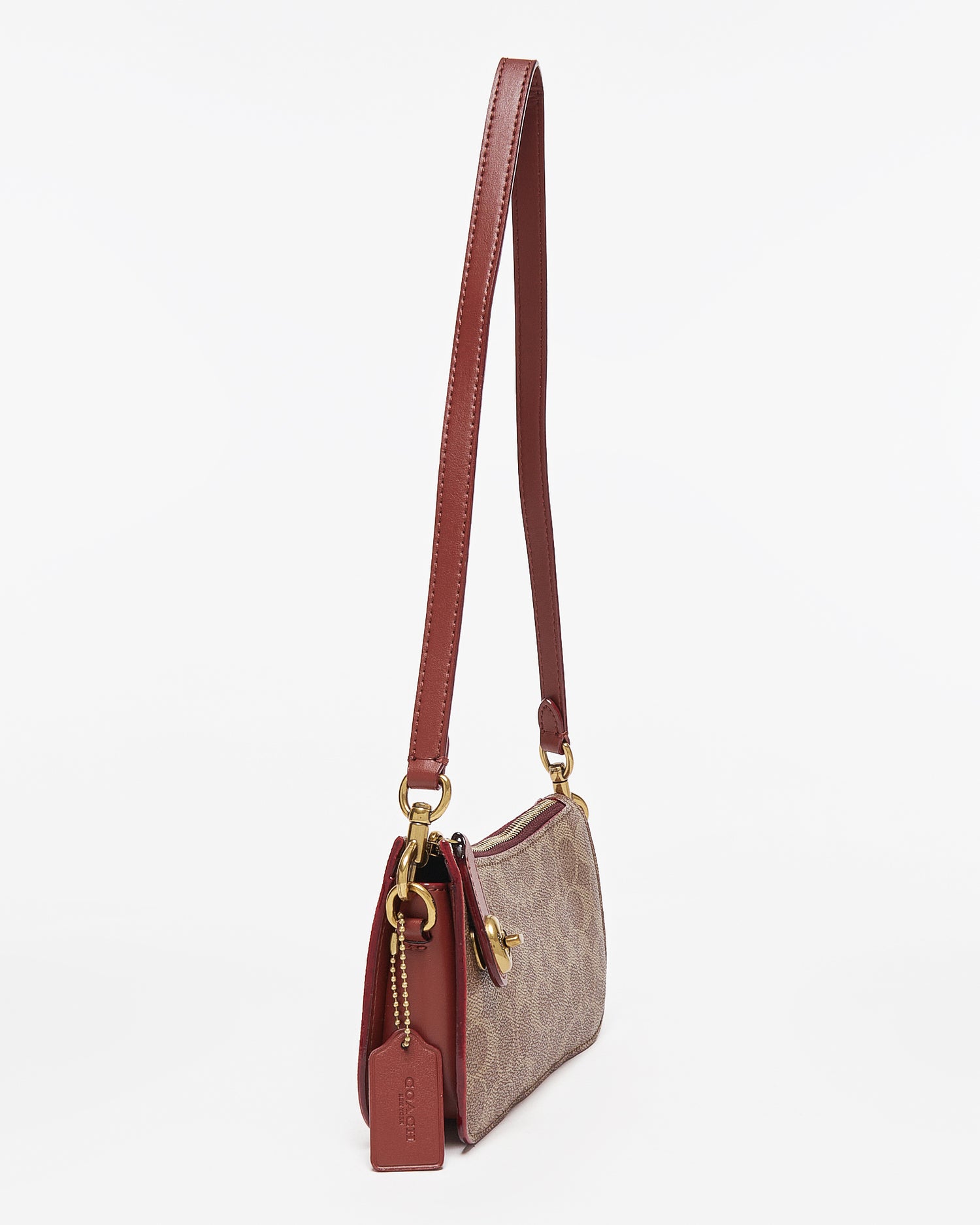 COA Pochette Lady Brown Shoulder  Bag 79.90