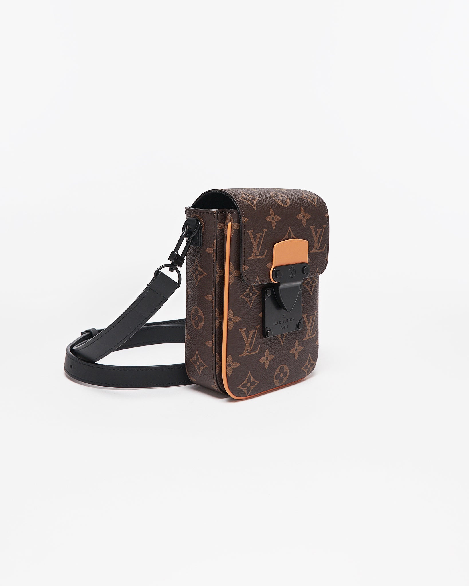 LV S-Lock Vertical Wearable Brown Bag 159