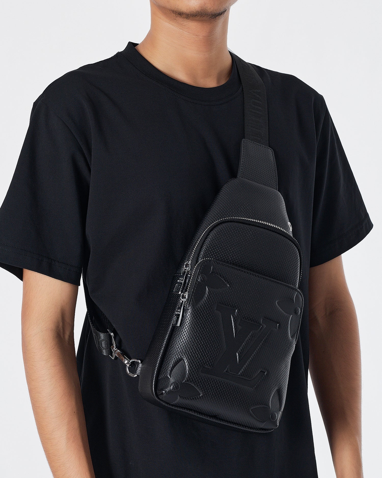 LV Men Black Sling Bag 119