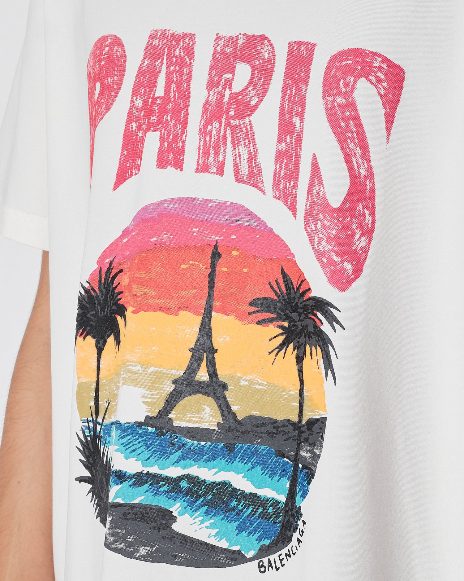 BAL Paris Men White T-Shirt 15.90