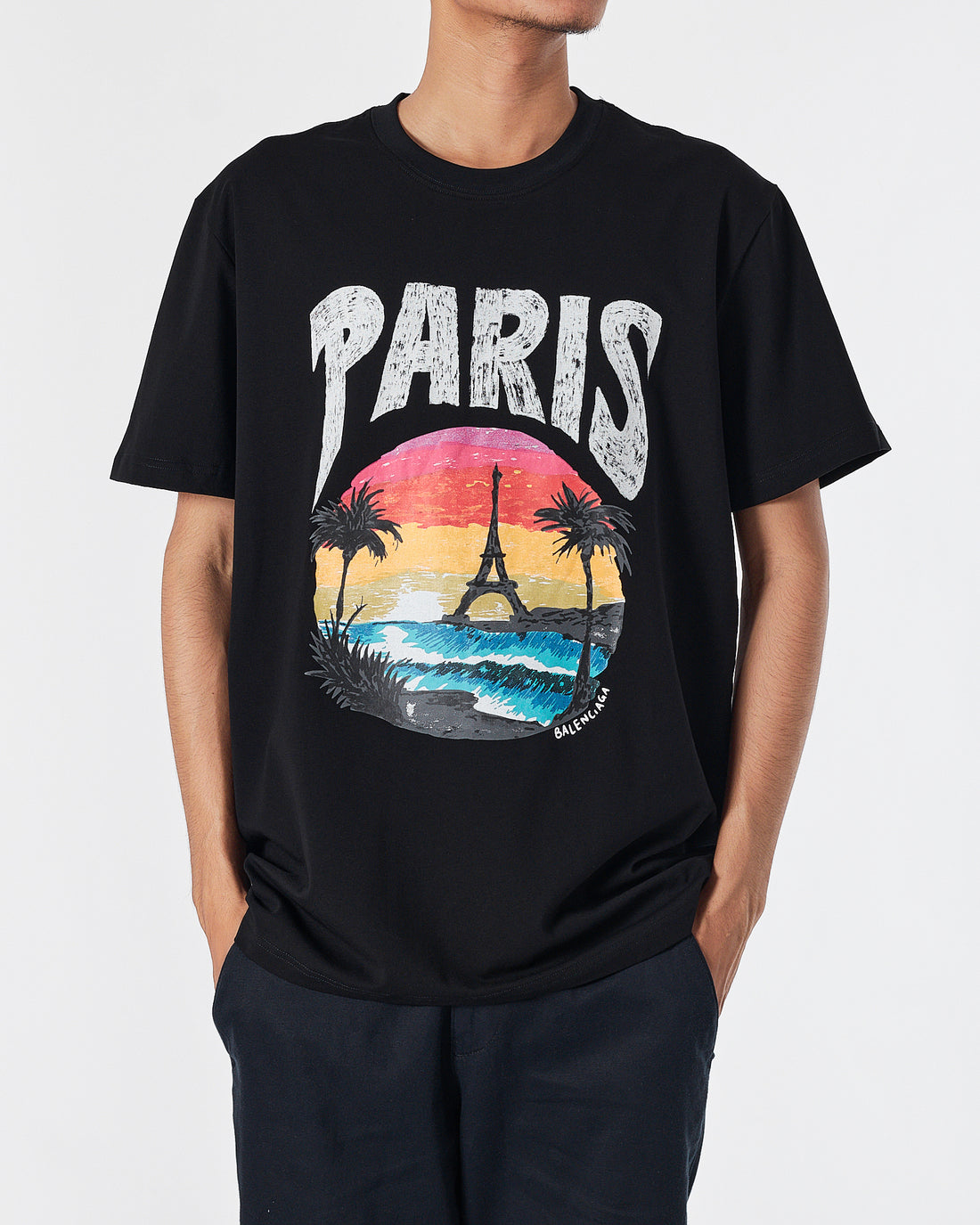 BAL Paris Men Black T-Shirt 15.90