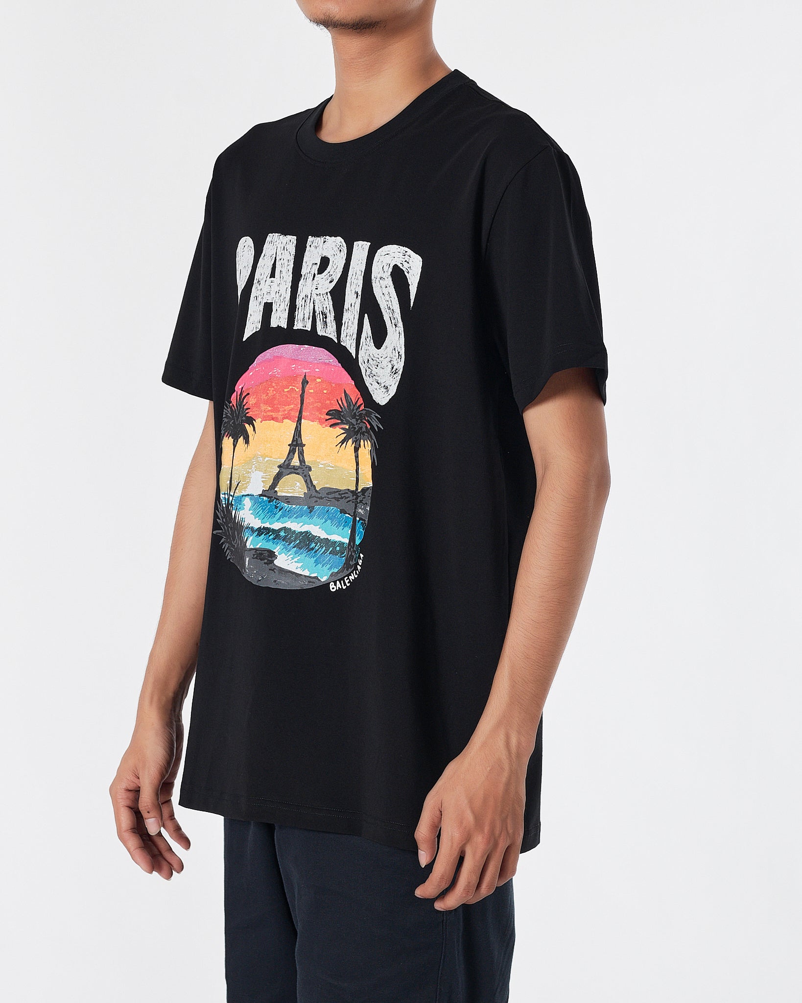 BAL Paris Men Black T-Shirt 15.90
