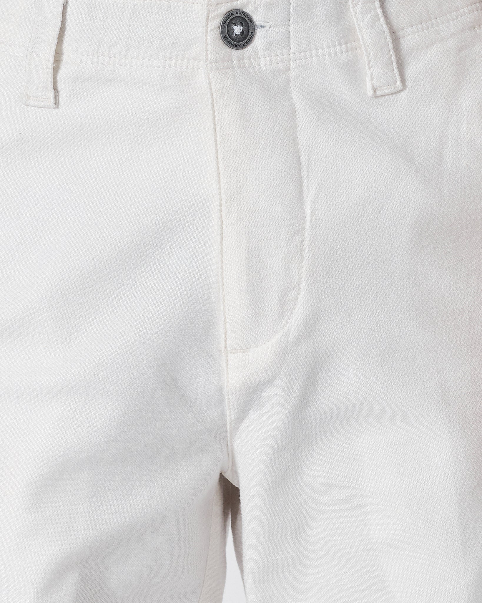 UA Men White Short Pants 18.50