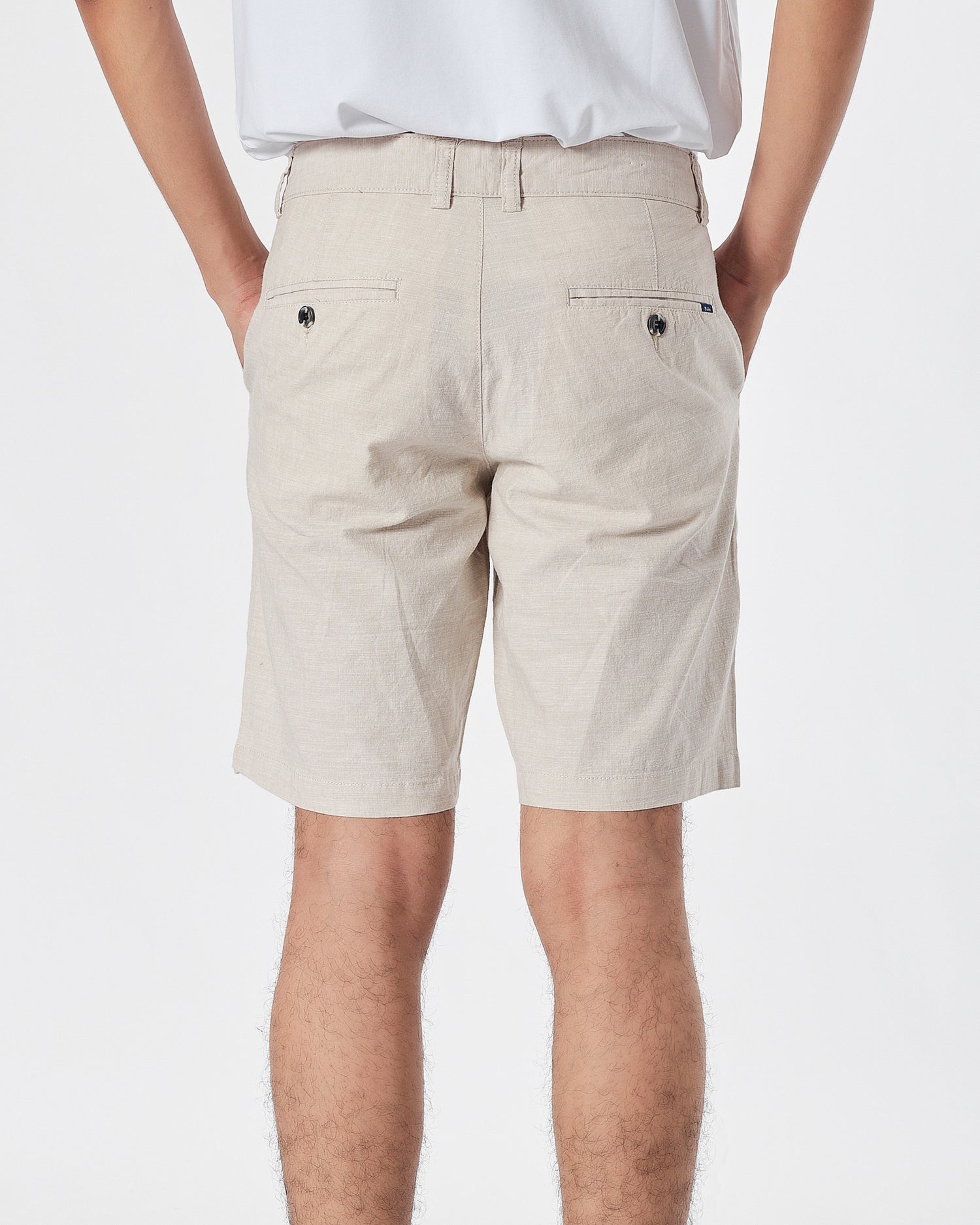 RL Linen Men Cream  Short Pants 17.90