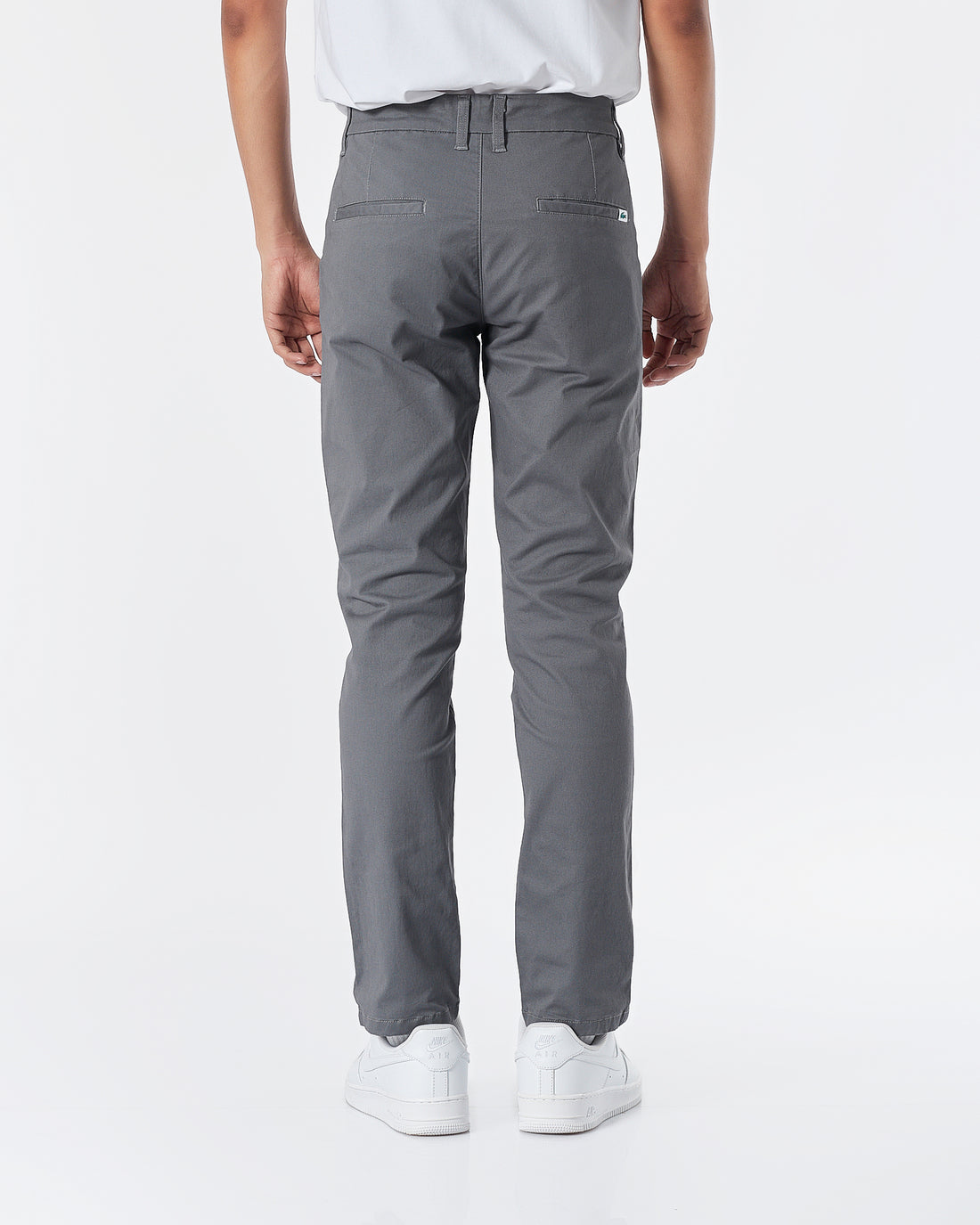 LAC Plain Color Men Dark Grey Khaki Pants 22.90