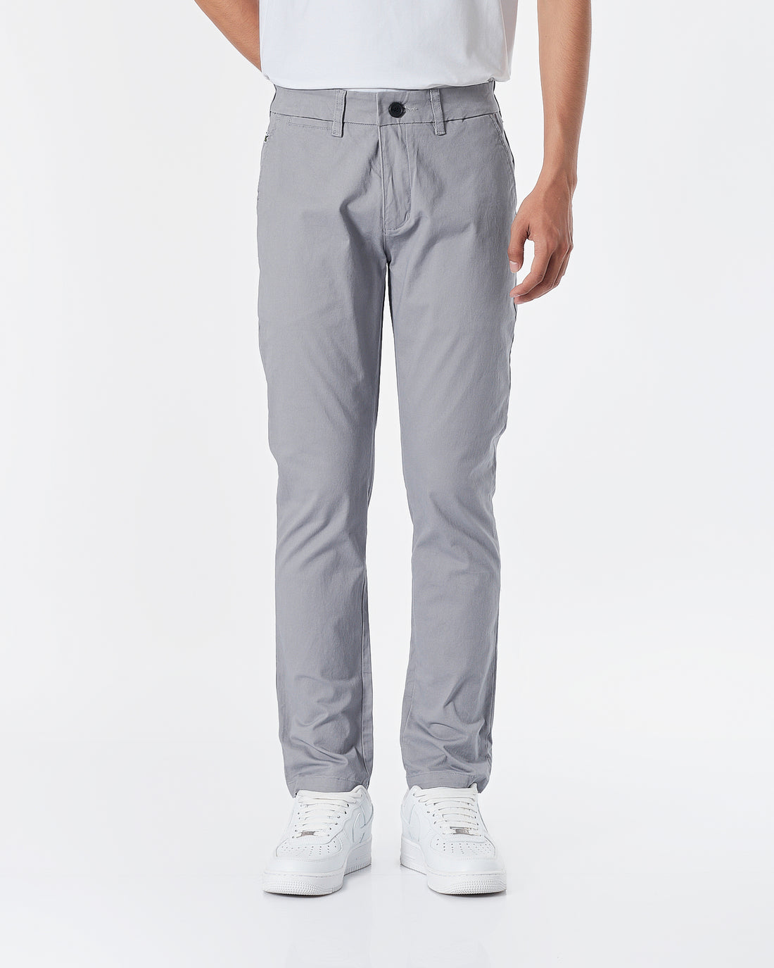 LAC Plain Color Men Grey Khaki Pants 22.90