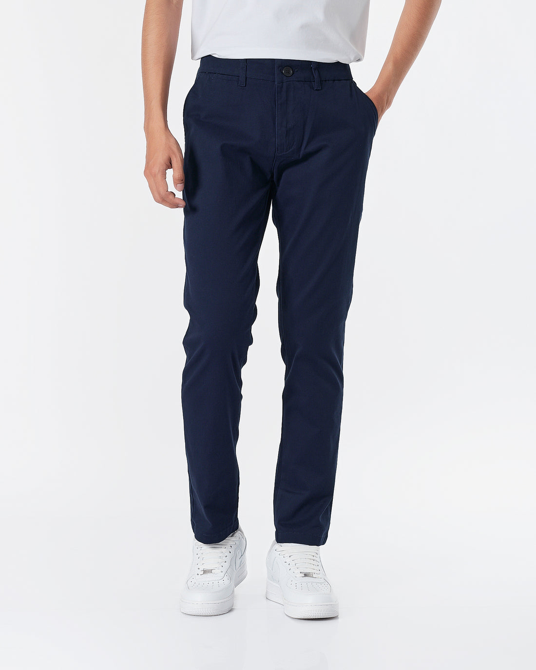 LAC Plain Color Men Blue Khaki Pants 22.90