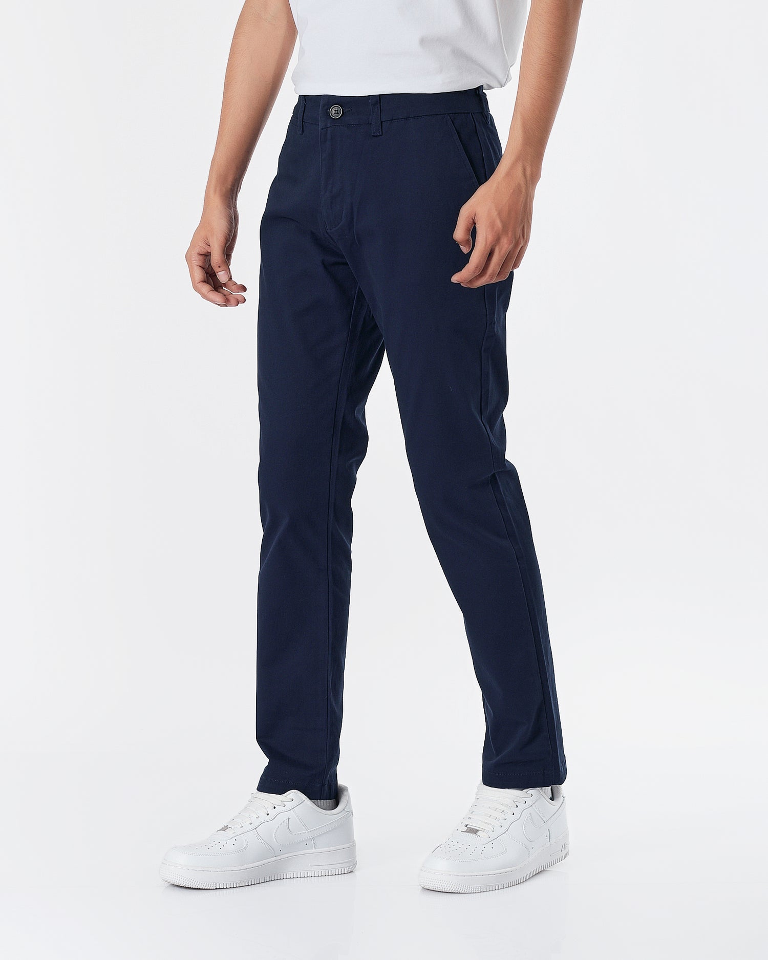 LAC Plain Color Men Blue Khaki Pants 22.90