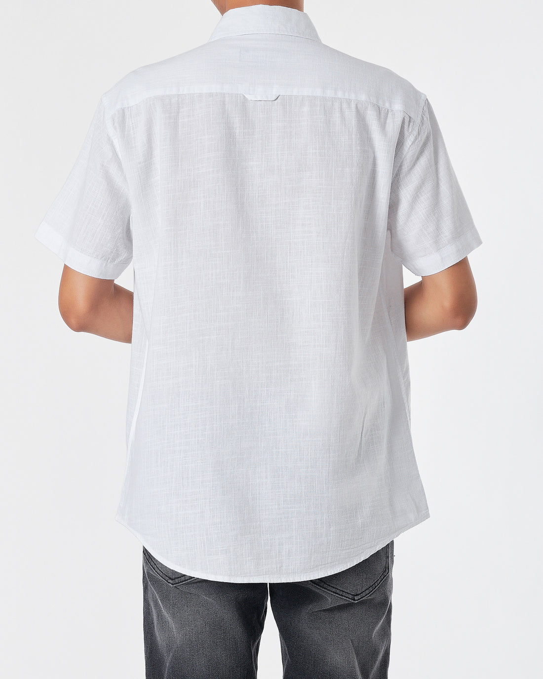 RL Casual Linen Men White Shirts Short Sleeve 20.90