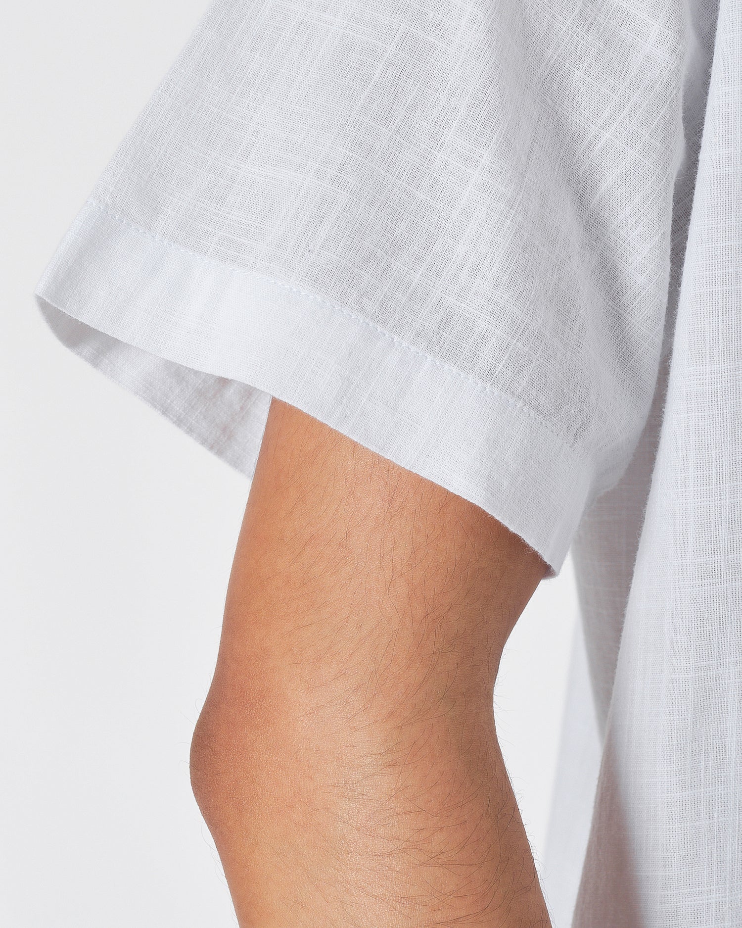 RL Casual Linen Men White Shirts Short Sleeve 20.90