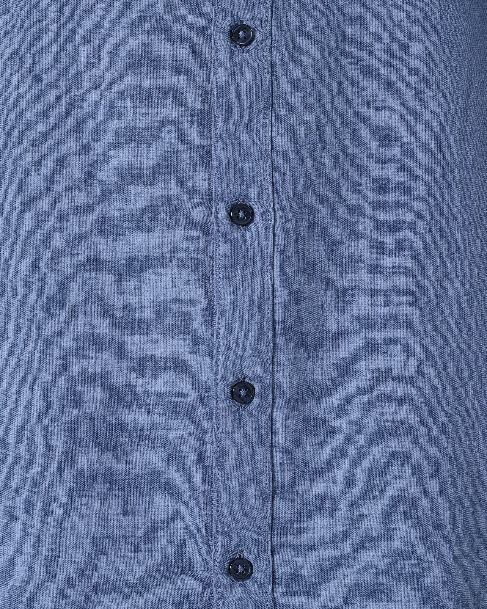 RL Casual Linen Men Blue Shirts Short Sleeve 20.90
