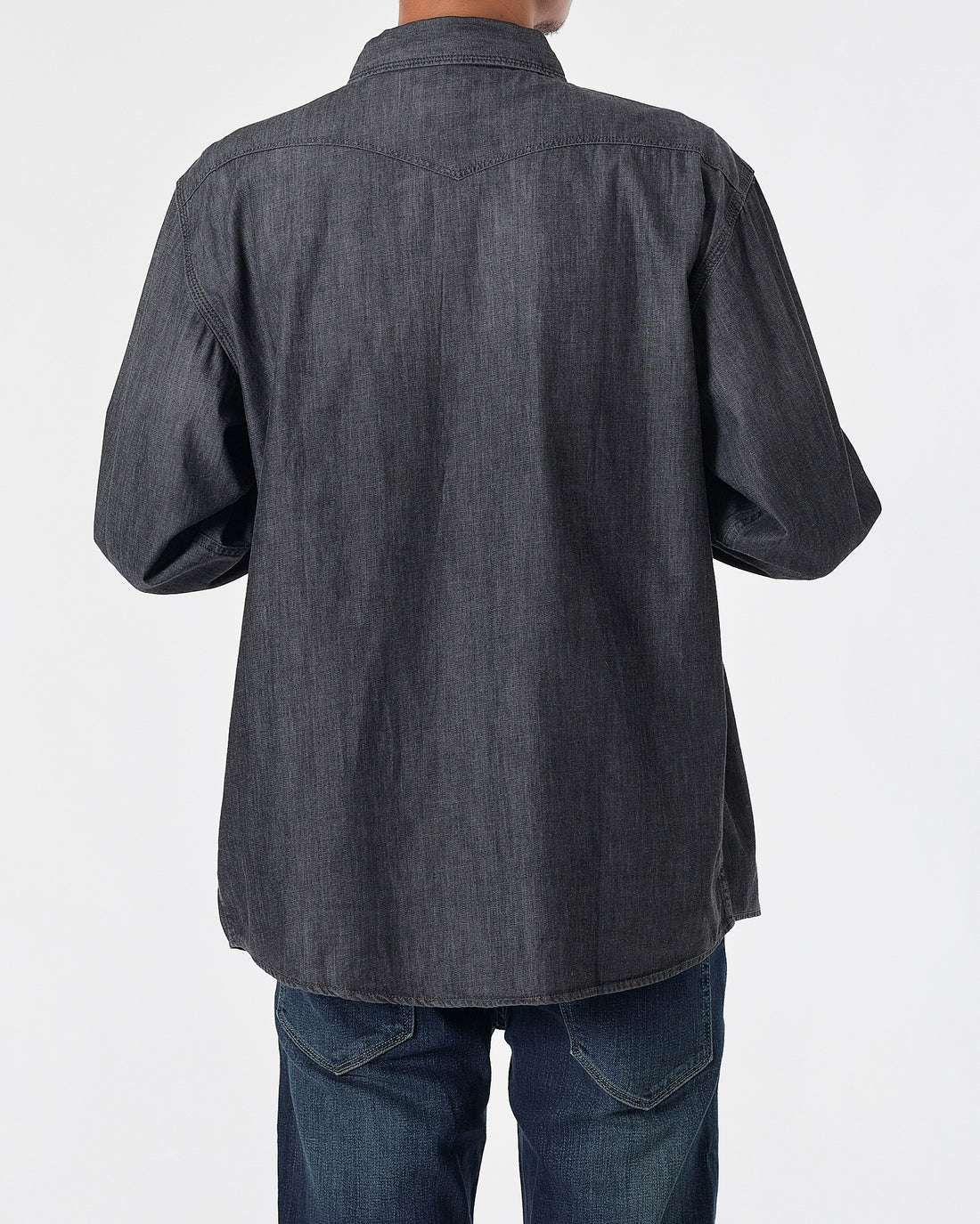 LEV Denim Men Black Shirts Long Sleeve 24.90