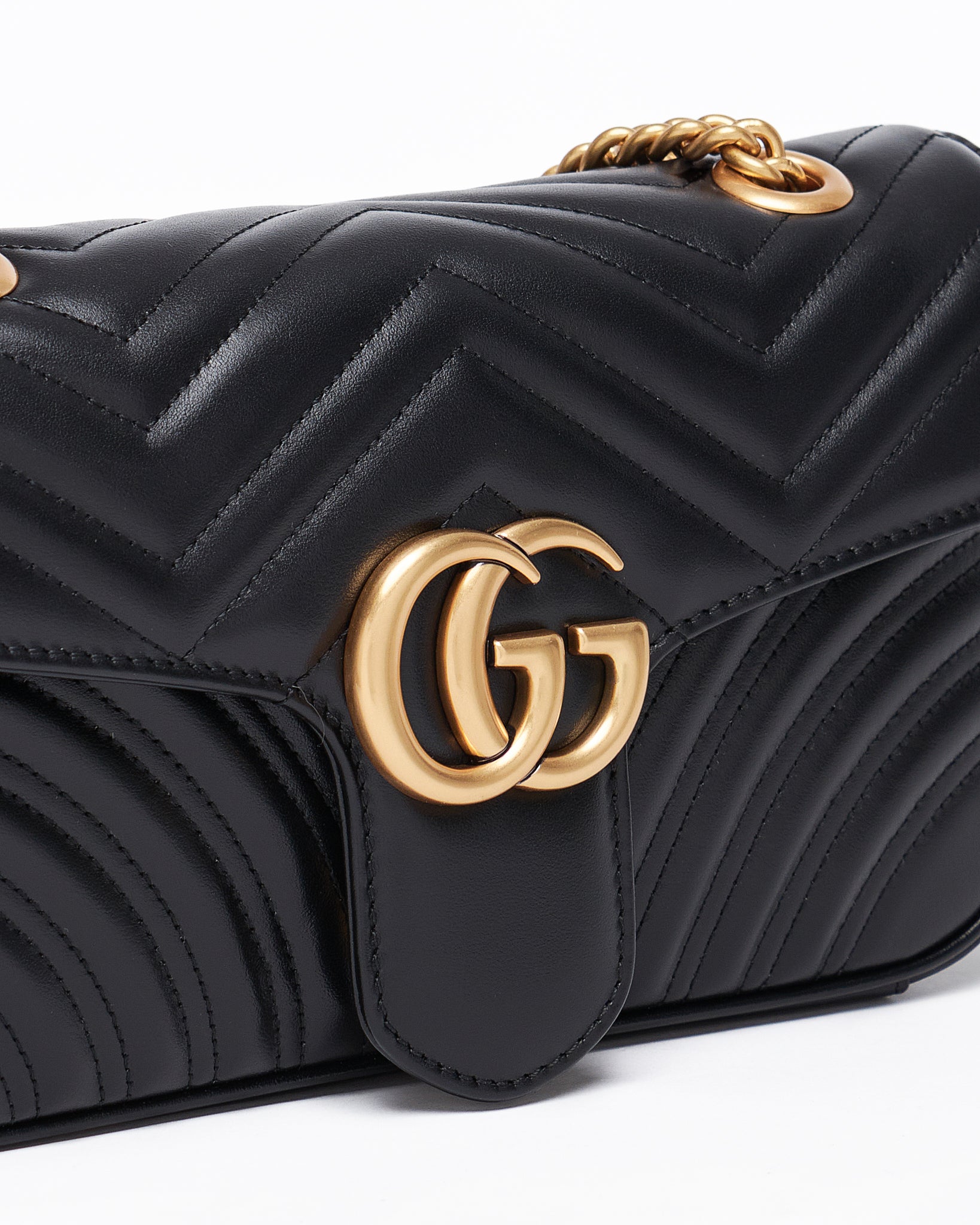 GUC Marmont Lady Black Shoulder Bag 185