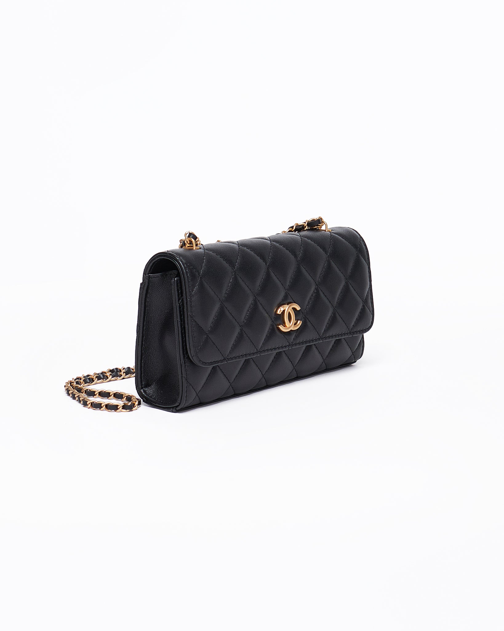 CHA Small Classic Flap Lady Black Bag 259