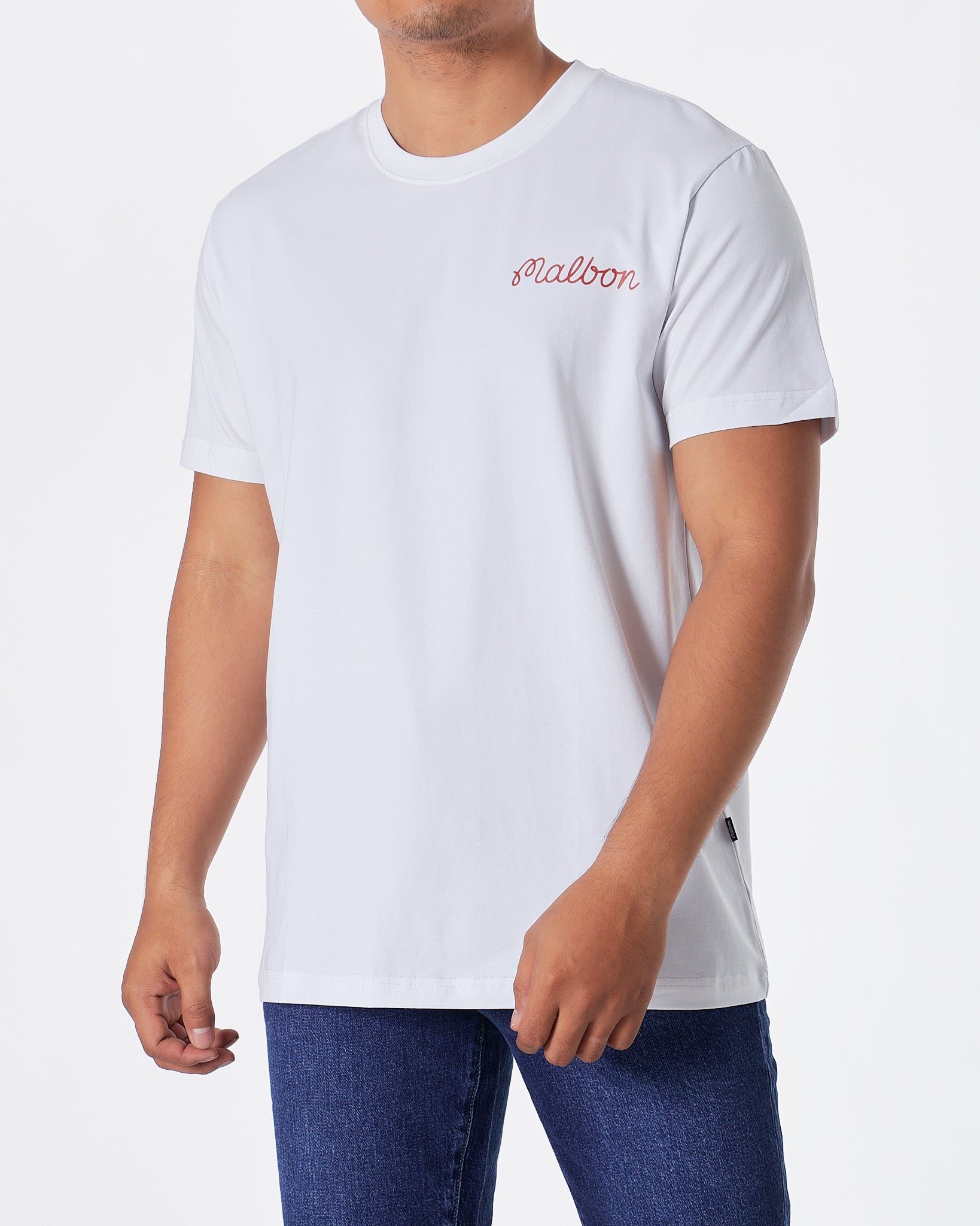 MAL Back Cartoon Unisex White T-Shirt 16.90