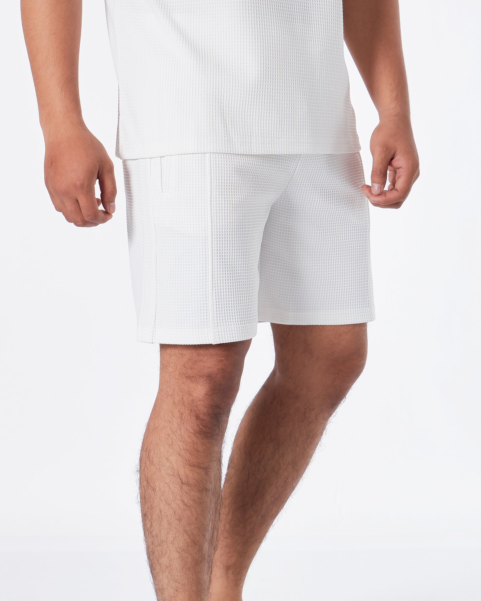 TM Comfort Men White Shorts 20.90