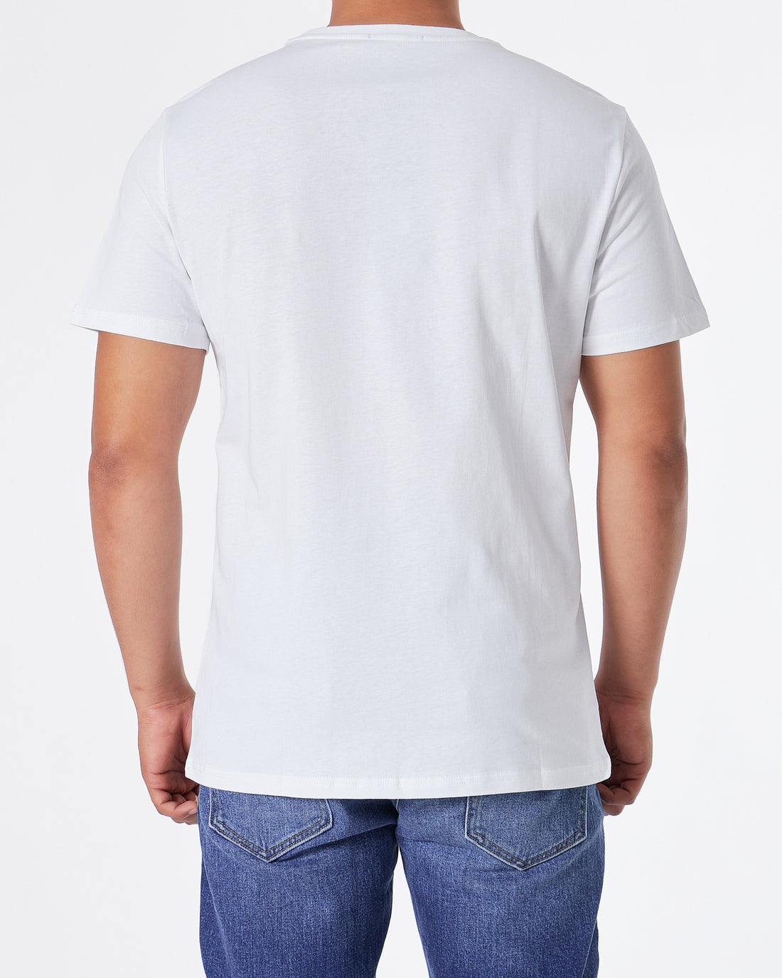 VER Rhinestone Medusa Men White T-Shirt 22.90