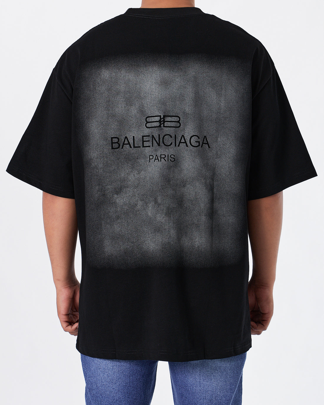 BAL Sliver Logo Printed Men Black T-Shirt 25.90