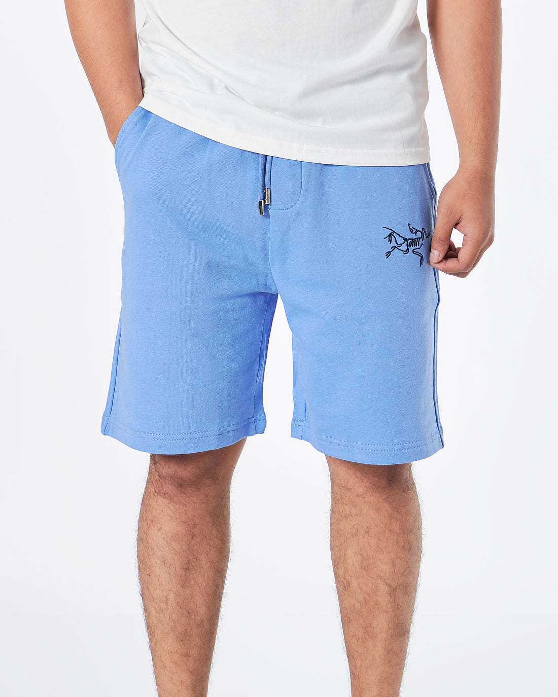 ARC Logo Embroidered Men Blue Shorts 24.90