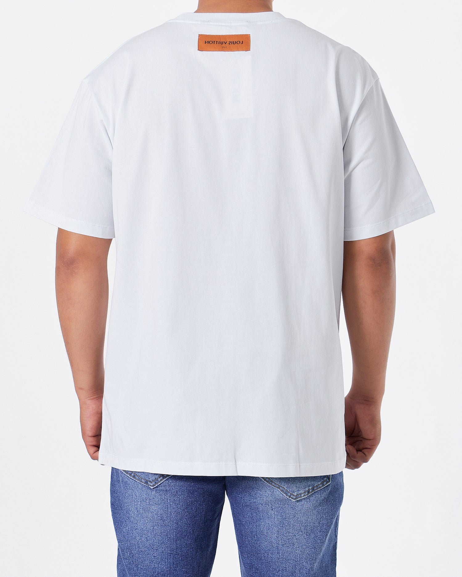 LV Color Drip Men White T-Shirt 24.90