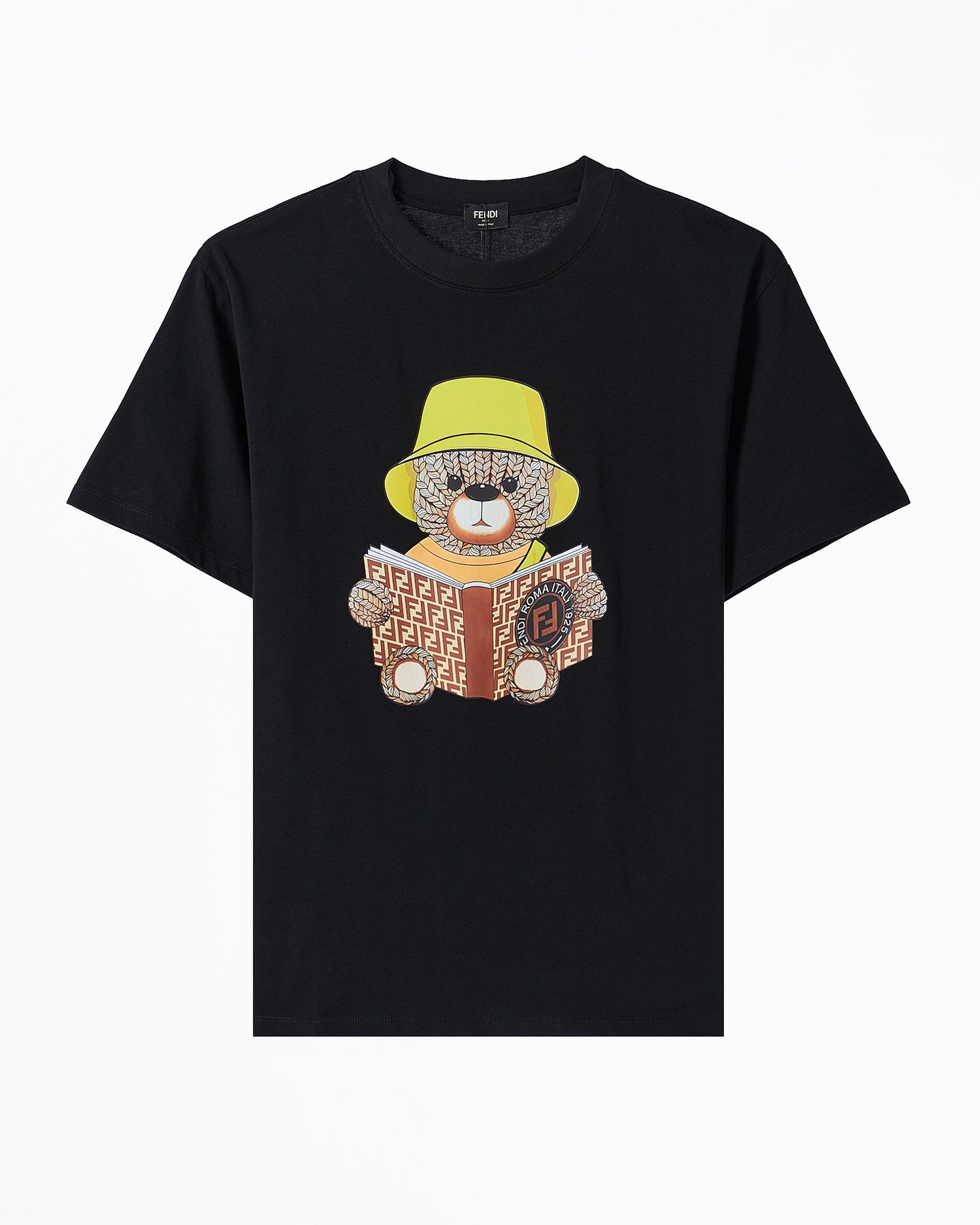 FEN Teddy Bear With Book  Unisex Black  T-Shirt 21.50