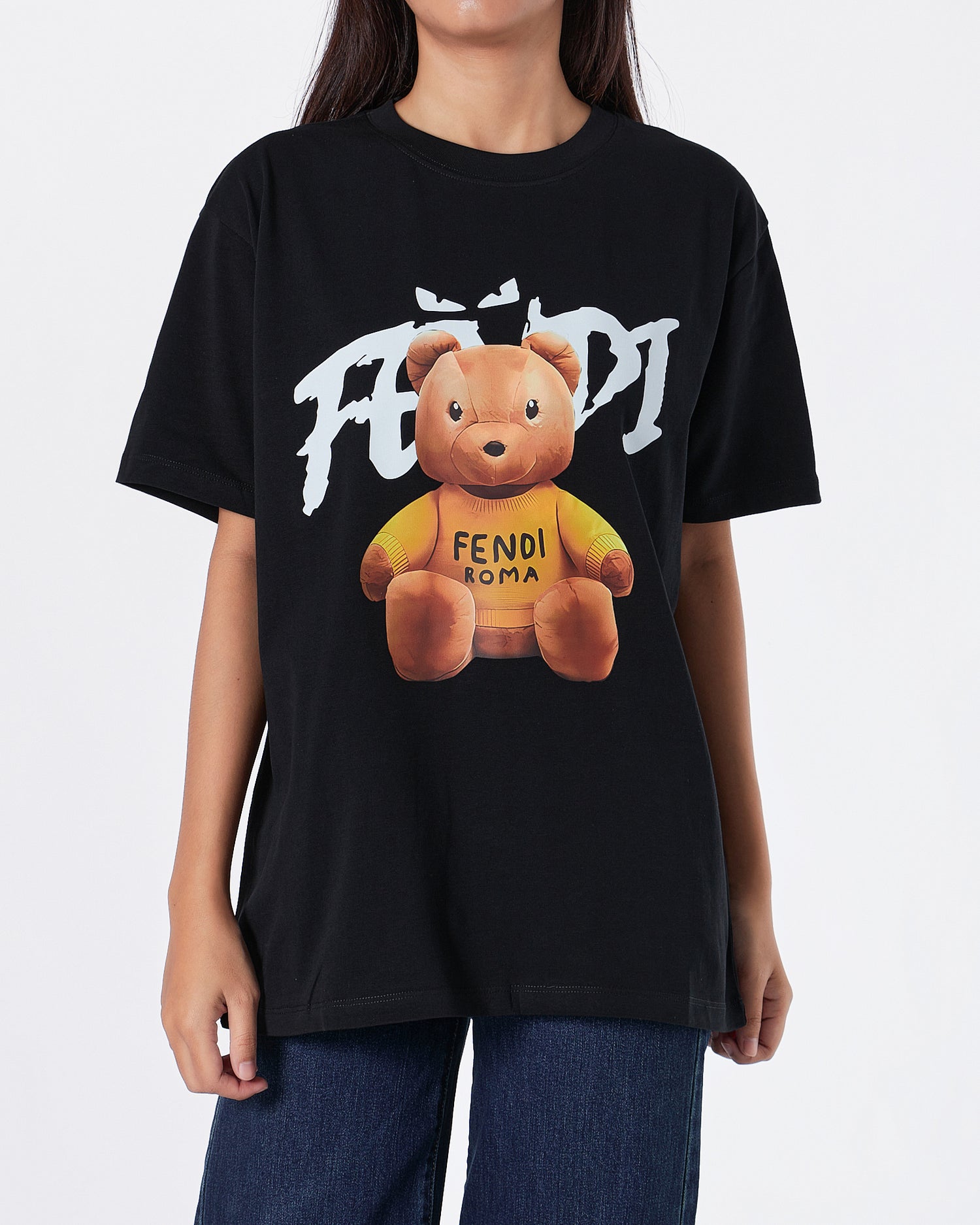 FEN Teddy Bear Printed Unisex Black T-Shirt 22.90
