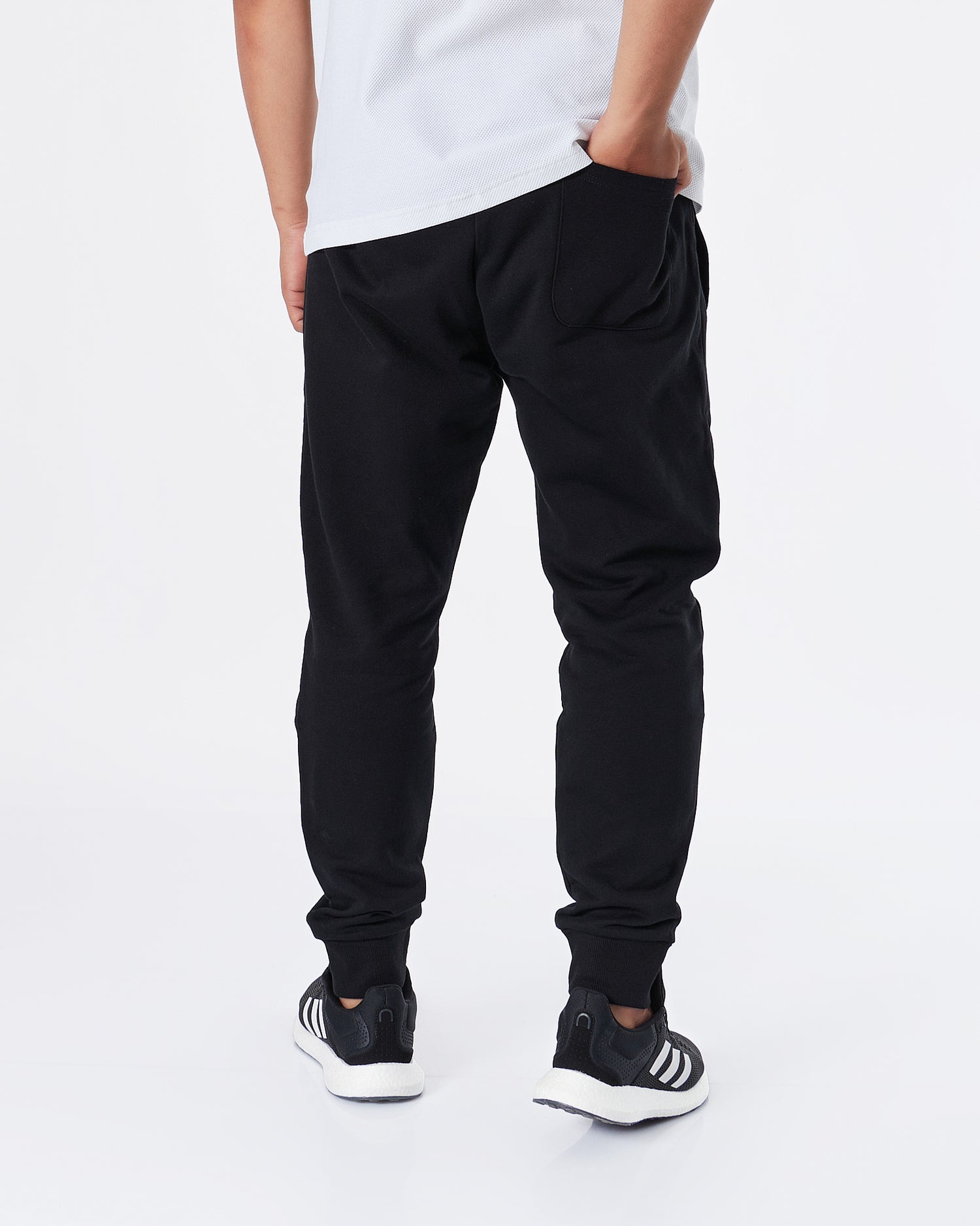 LOW Logo Embroidered Vertical Men Black Joggers 29.90