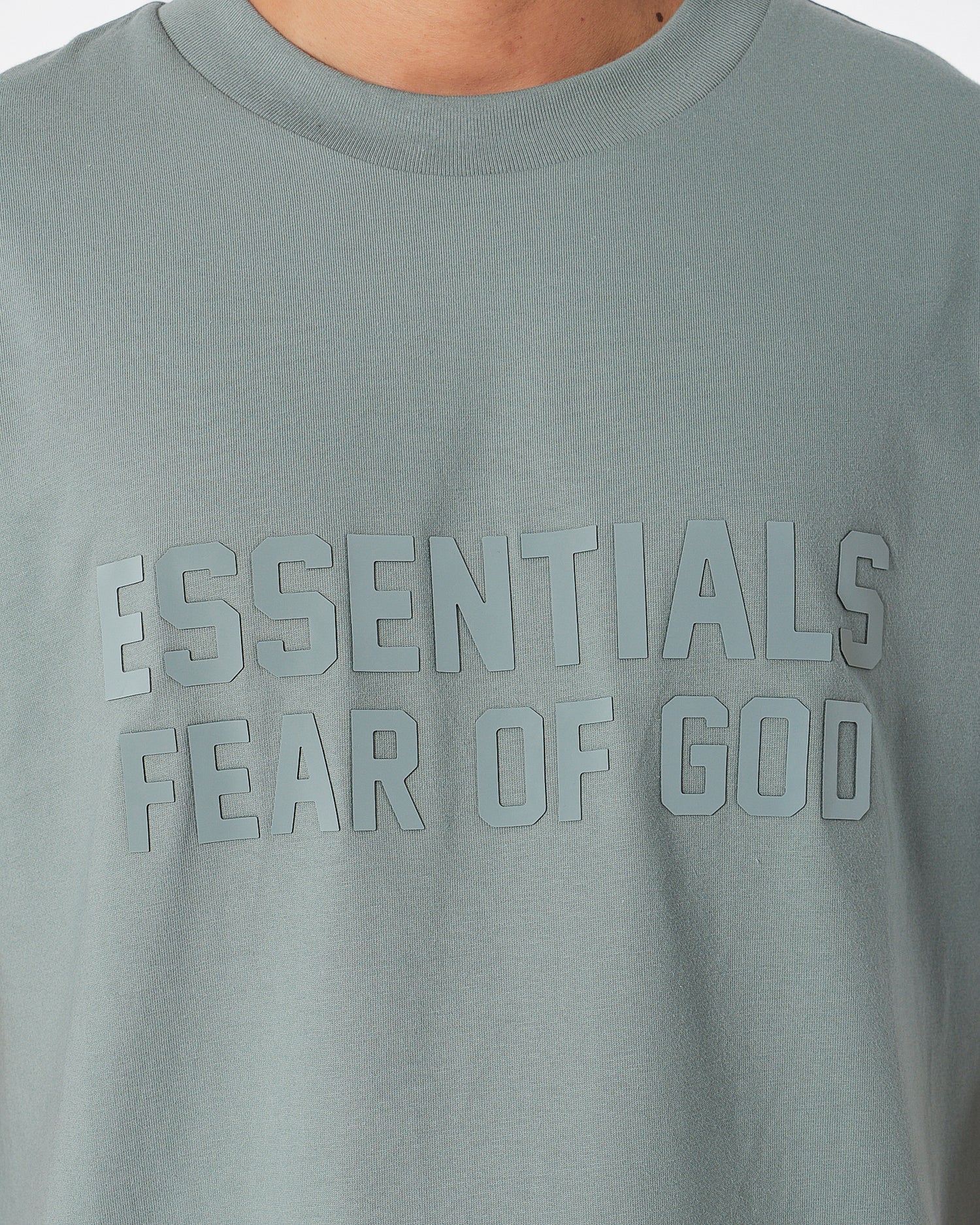 ESS Fear Of God Men Light Blue T-Shirt 16.90