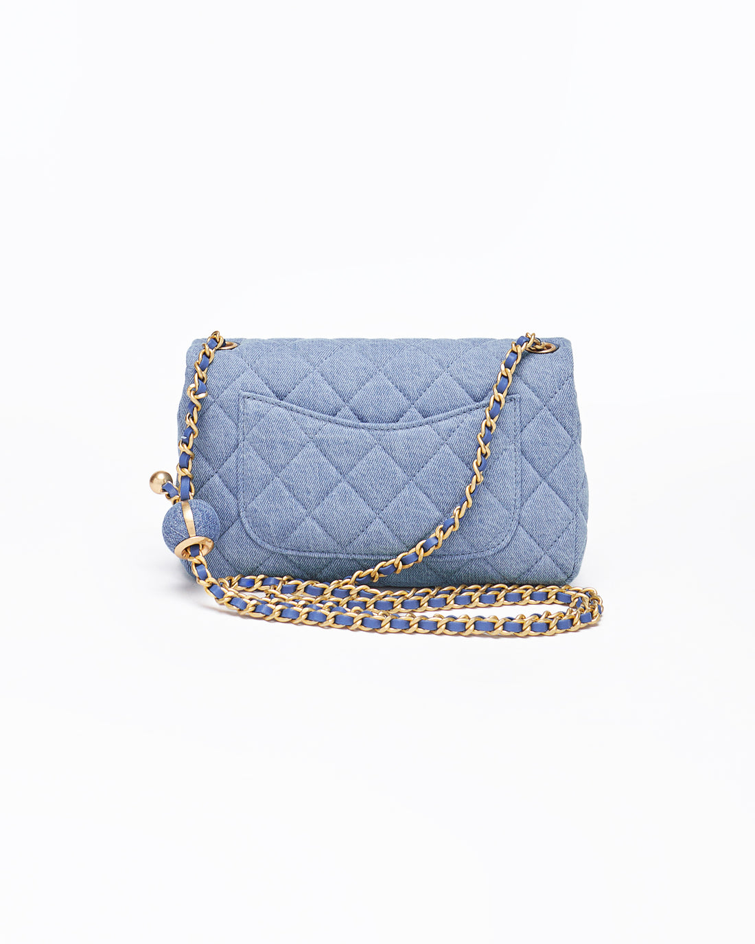 CHA Small Classic Flap Lady Blue Bag 229