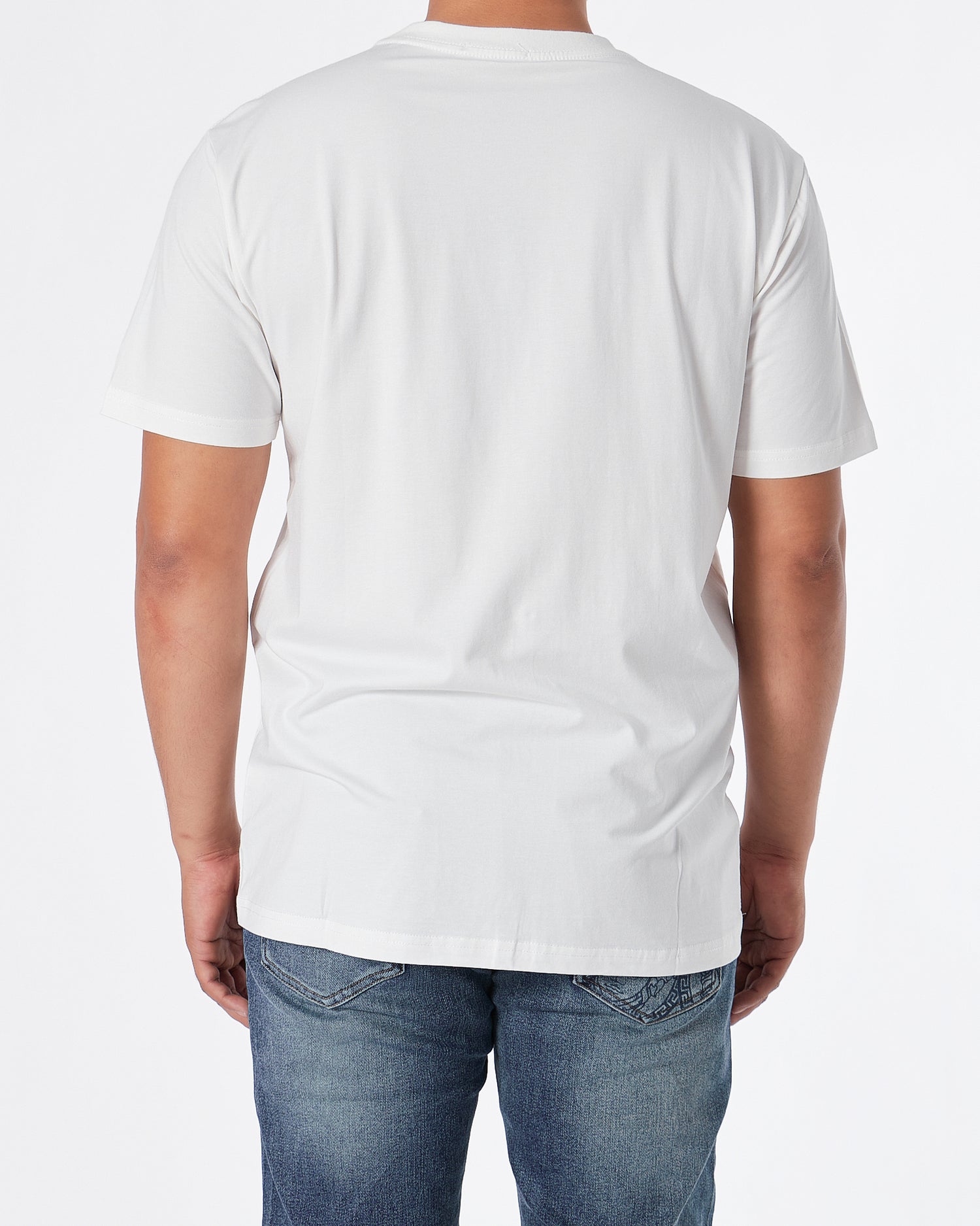 VER Medusa Embroidered Men White T-Shirt 23.90