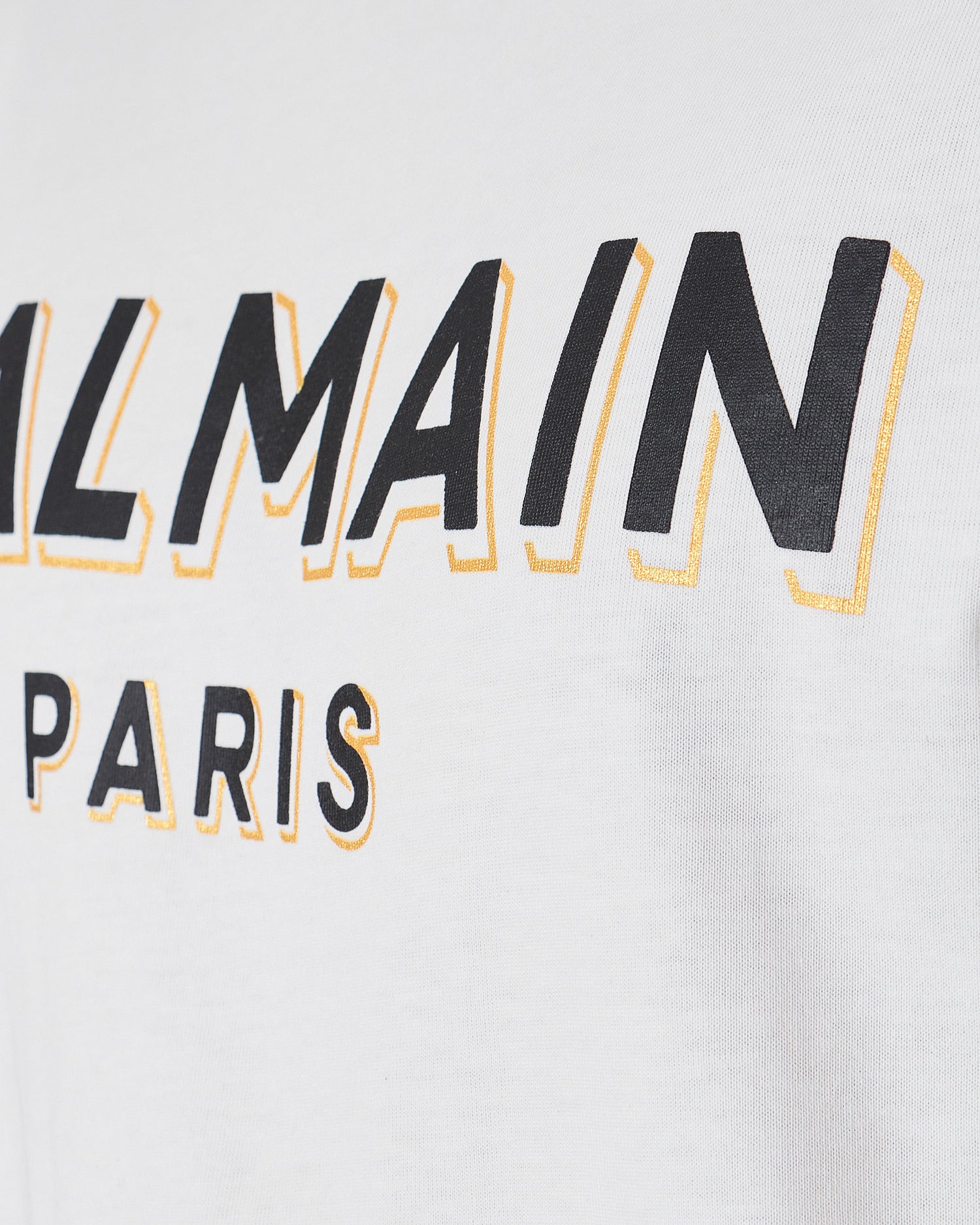 BAM Paris Logo Printed Men White T-Shirt 22.50