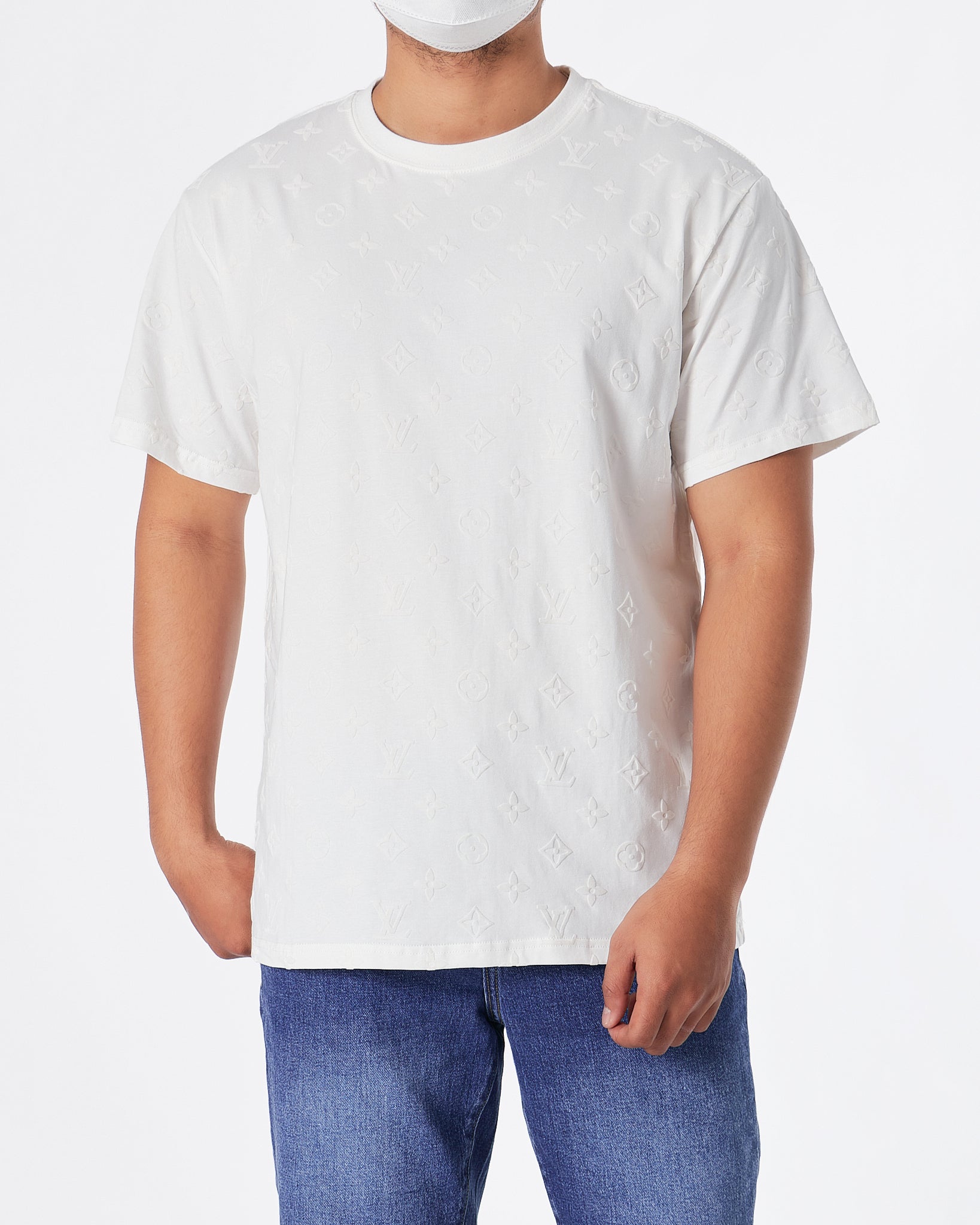 vuitton monogram shirt mens