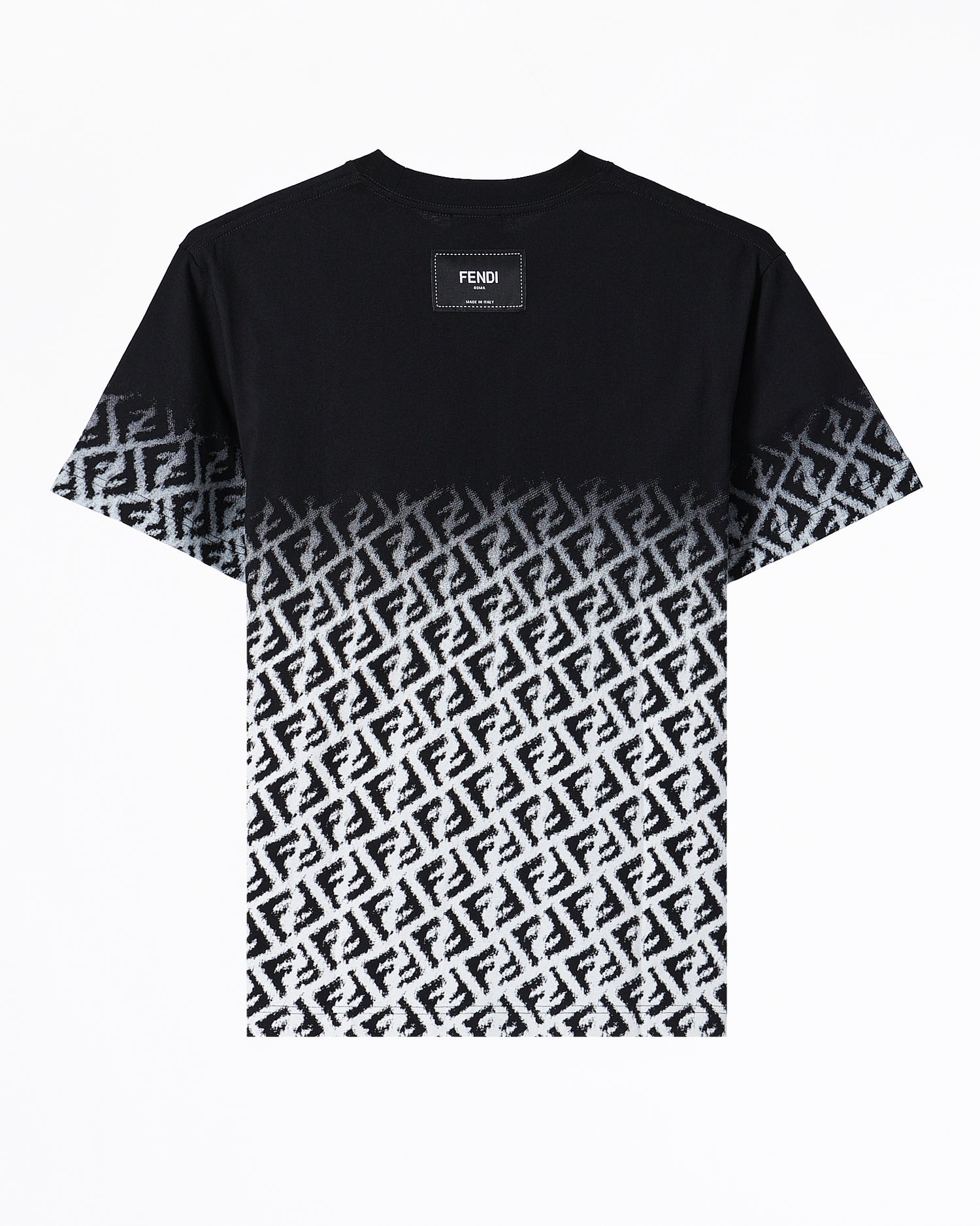 FEN Gradient Monogram Over Printed Men Black T-Shirt 54.90