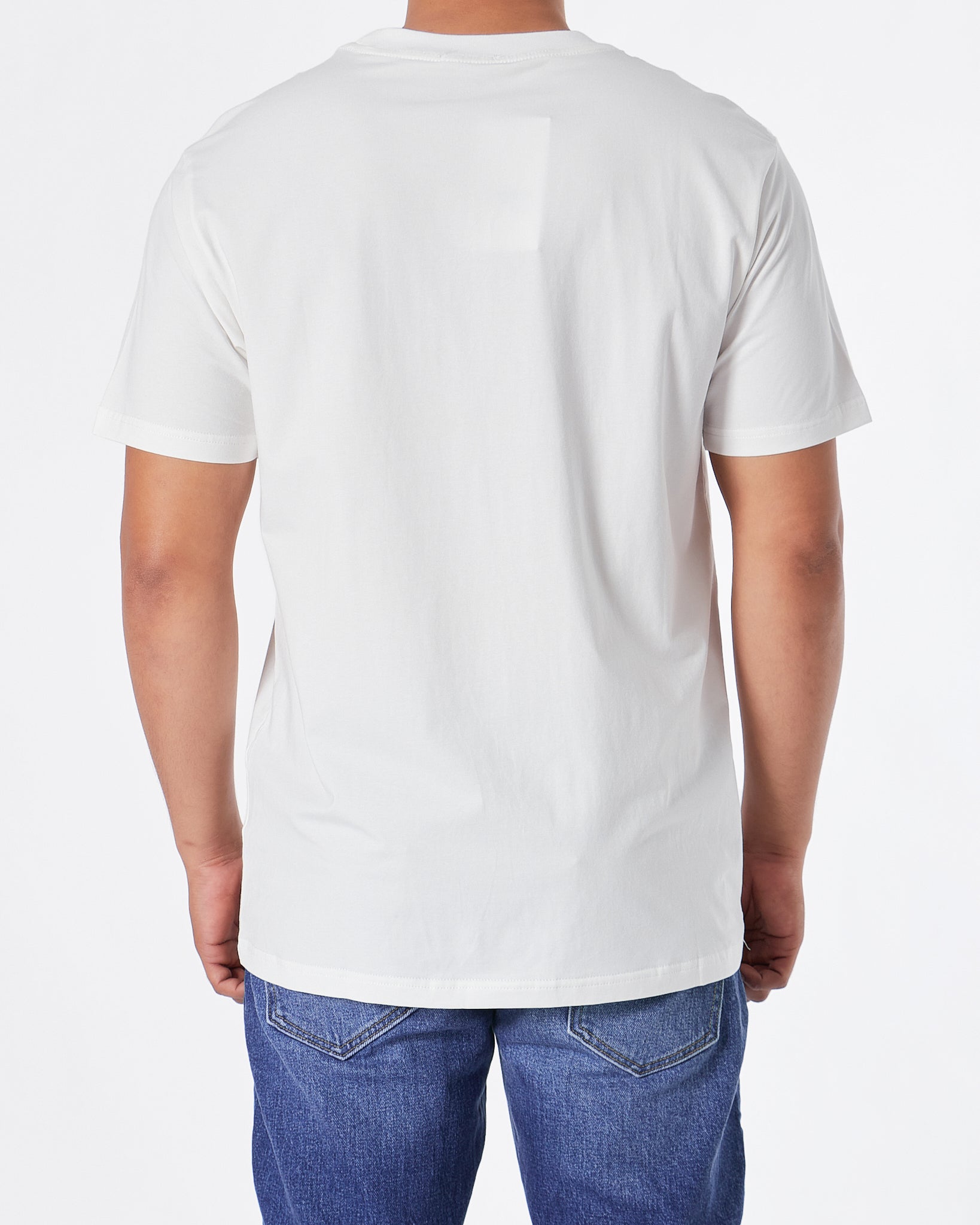 MON Round Logo Men White T-Shirt 23.90